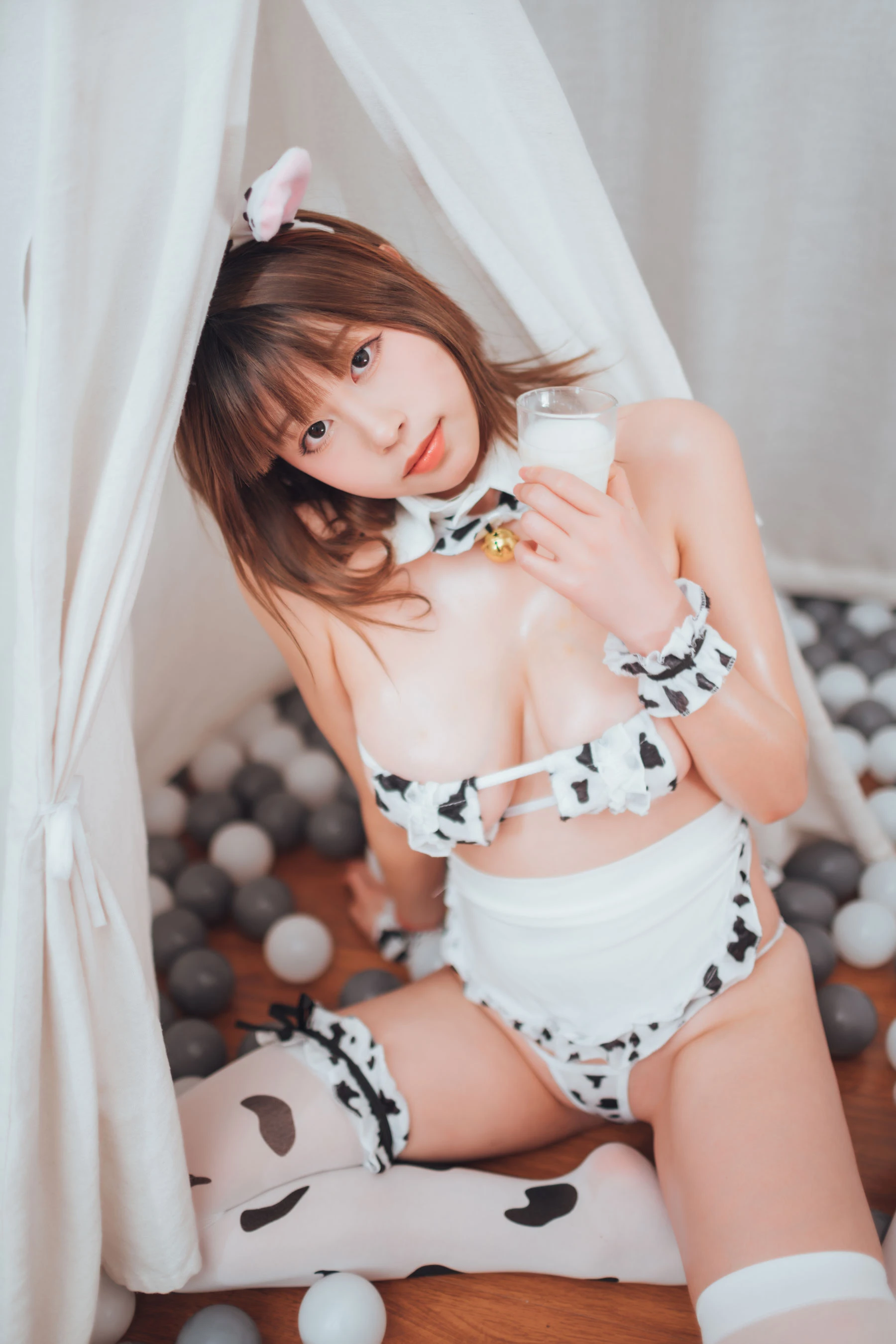 萌妹奈汐酱nice – 牛年大吉 奶牛插图1