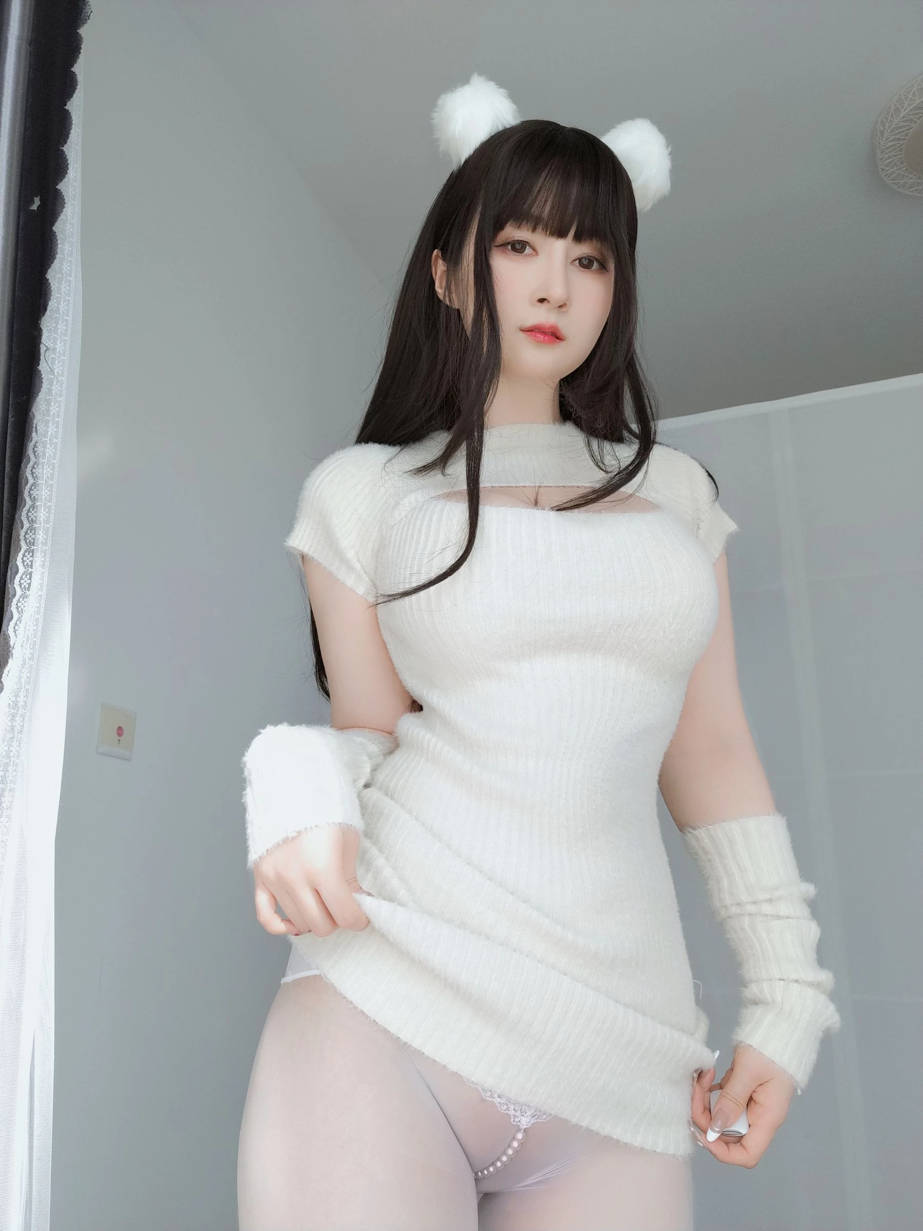 Coser小姐姐白银 – 白い真珠插图5