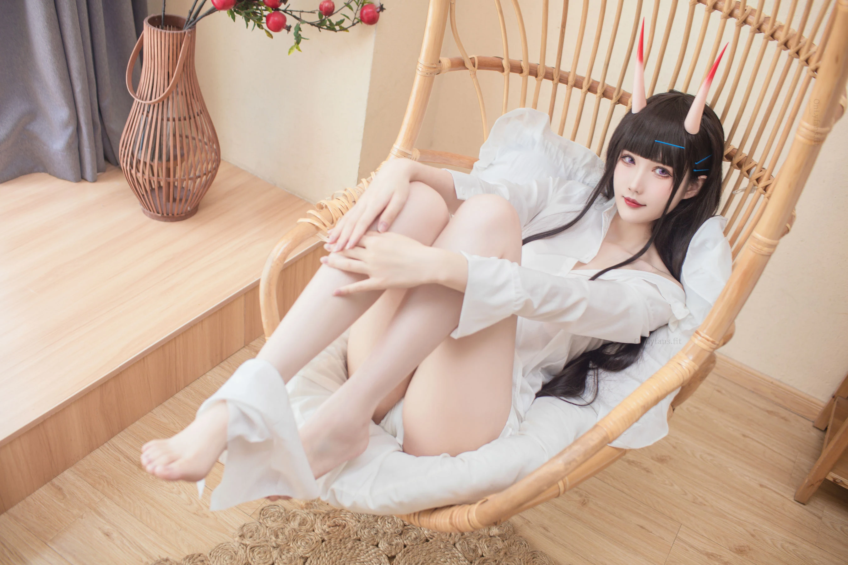 花兮_honoka – 能代 宁静的六叠间插图5