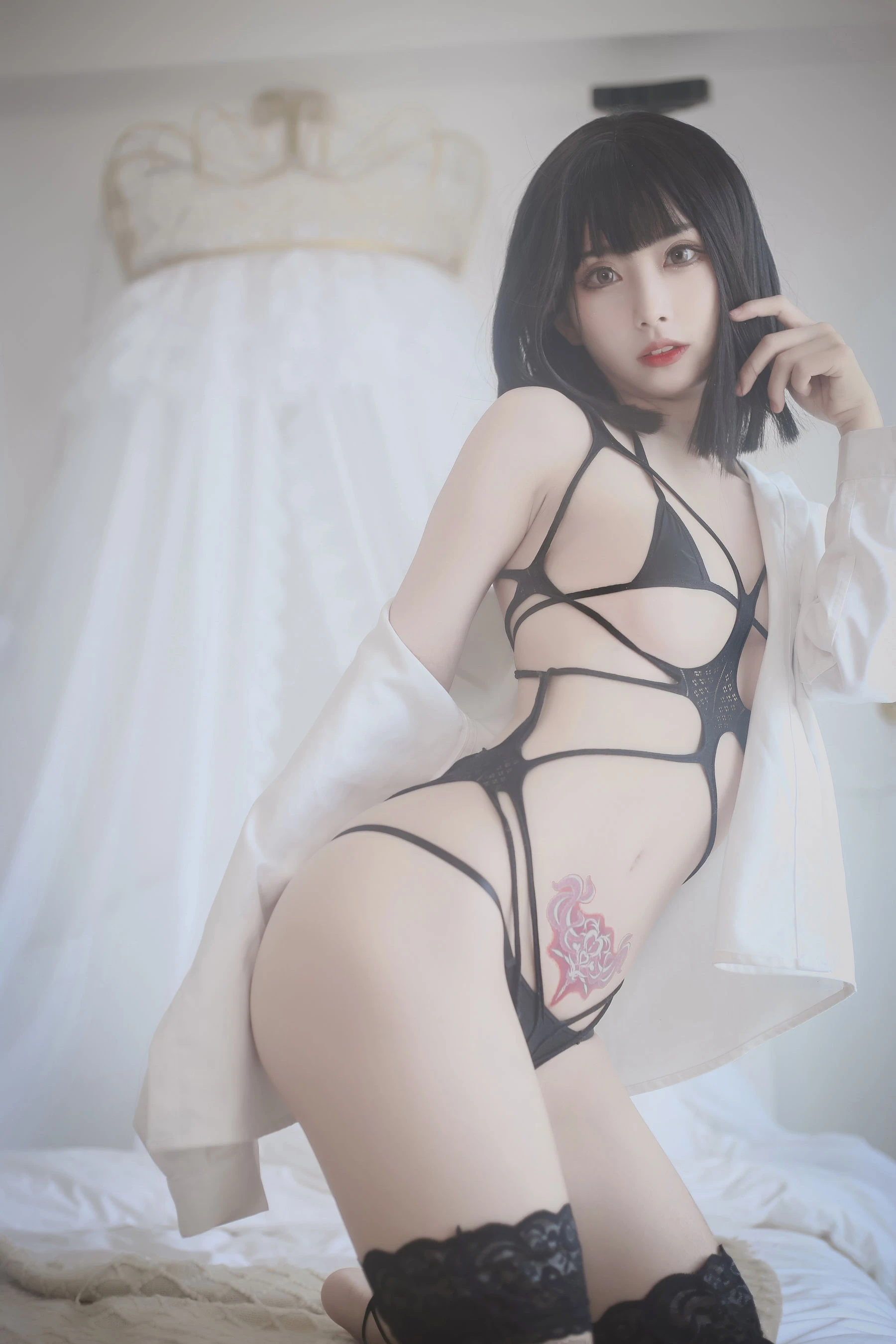 动漫博主清颜真德秀 – 黑色 [31P]插图3