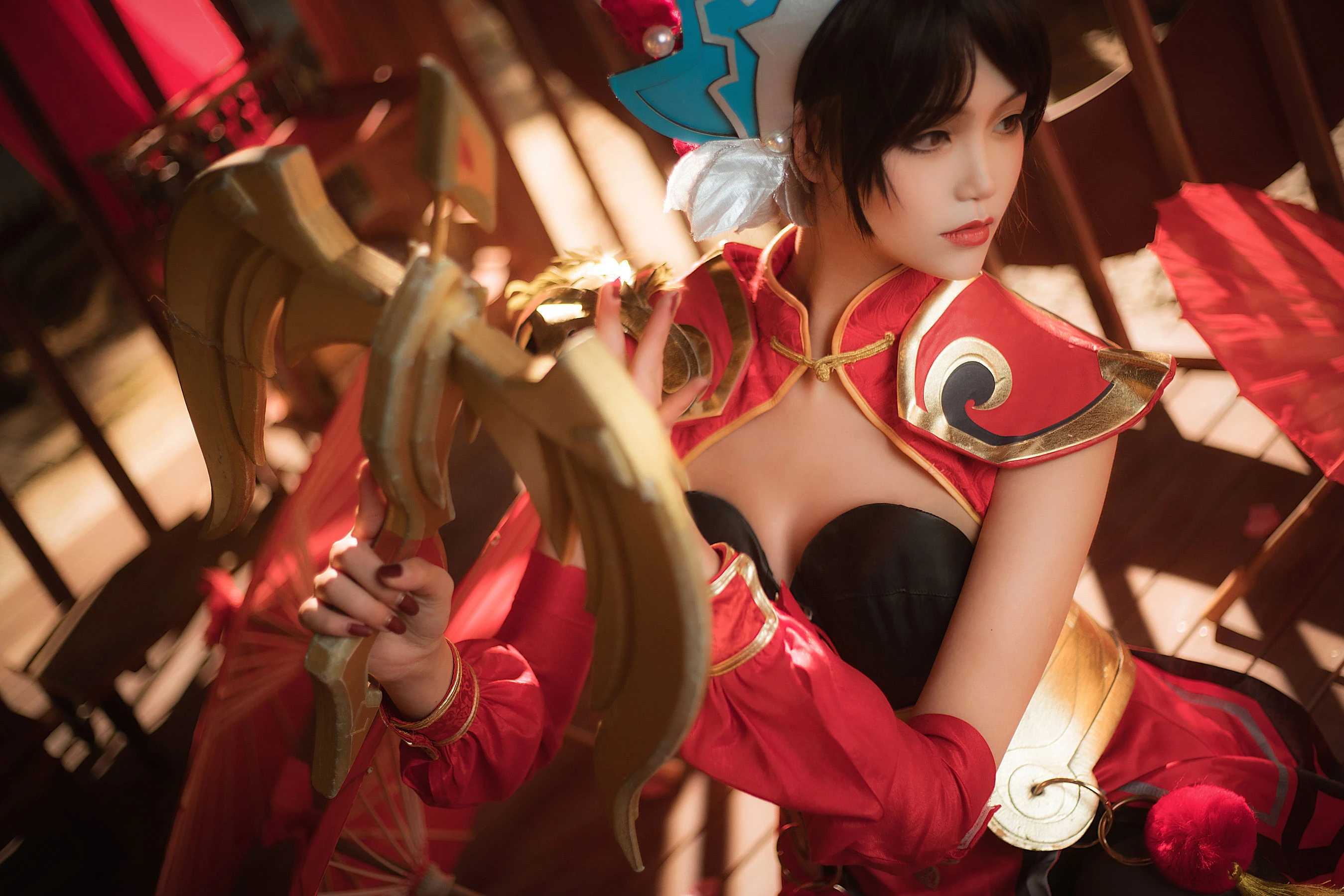 人气coser戚顾儿MIKI 王者荣耀 虞姬插图7