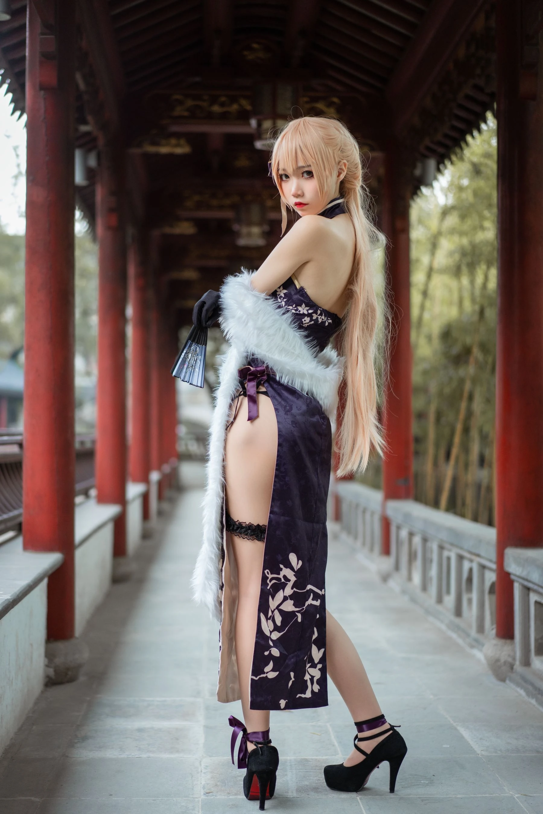 清纯少女五更百鬼 – OTS-14旗袍插图3