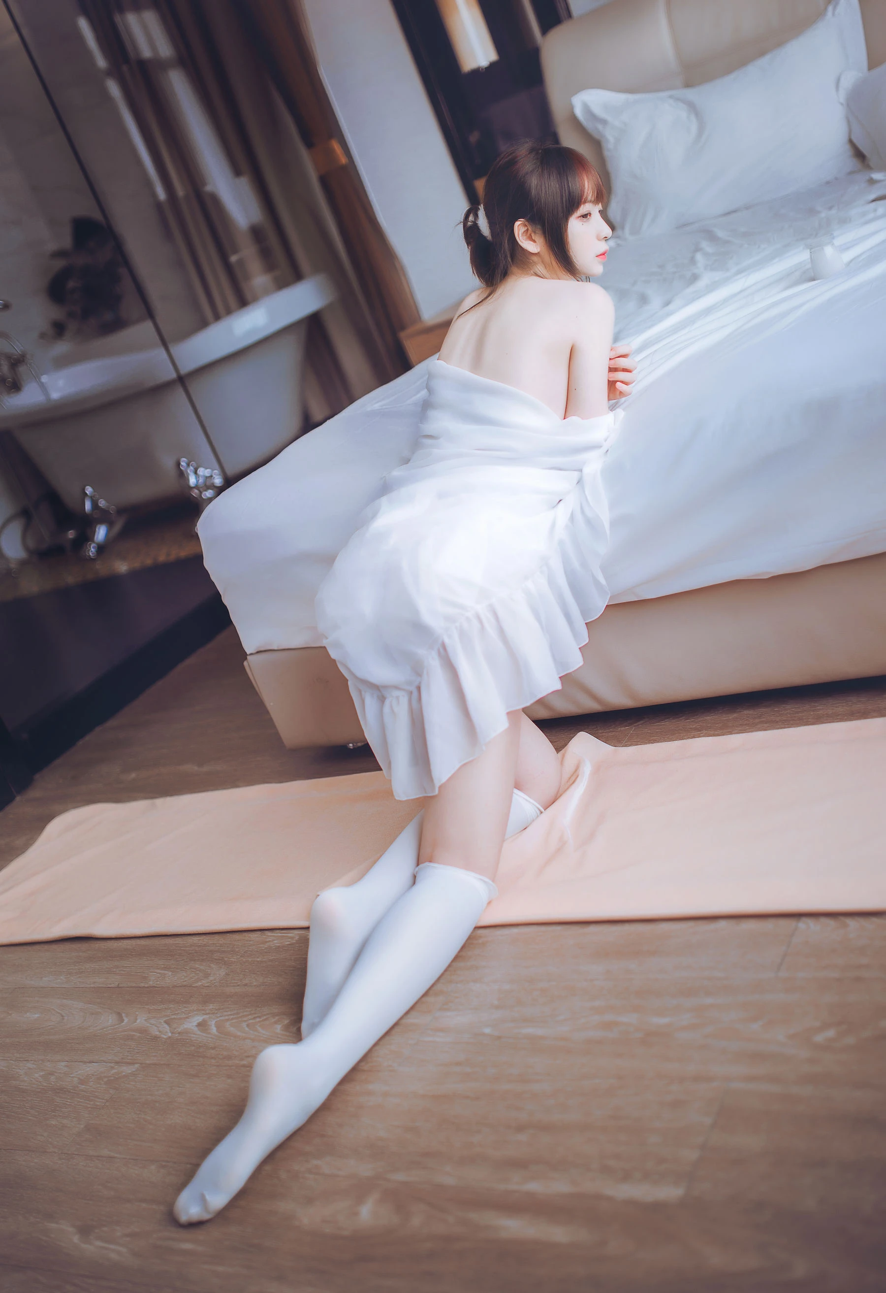 疯猫ss《睡衣与浴室的水手服》插图3