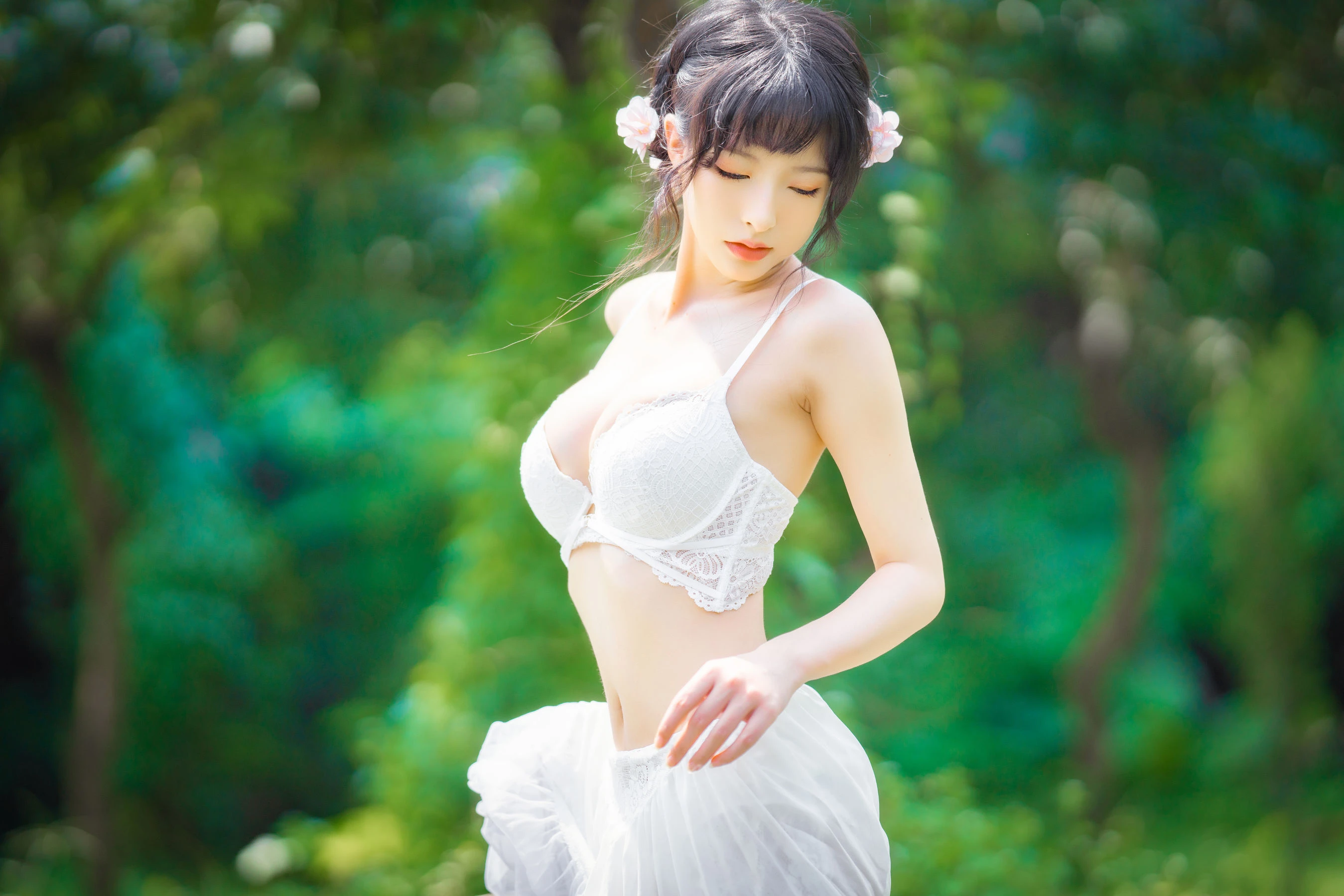 尤物清水由乃 – 蕾丝花园插图7