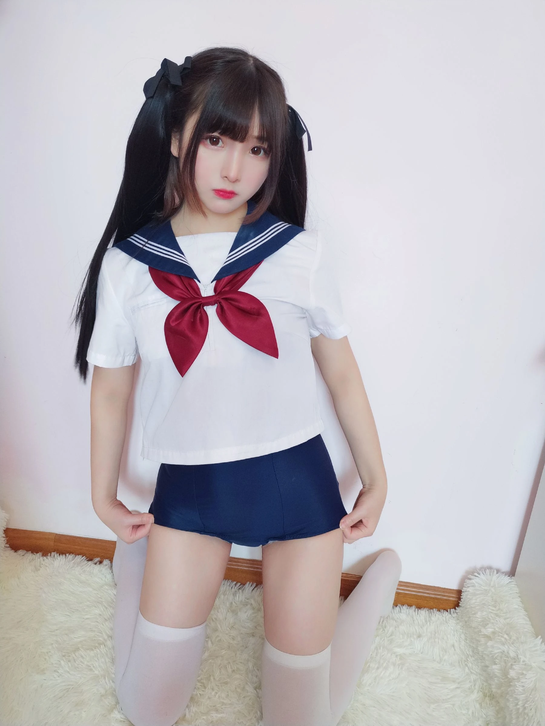 二次元美女古川kagura 水手服死库水插图7