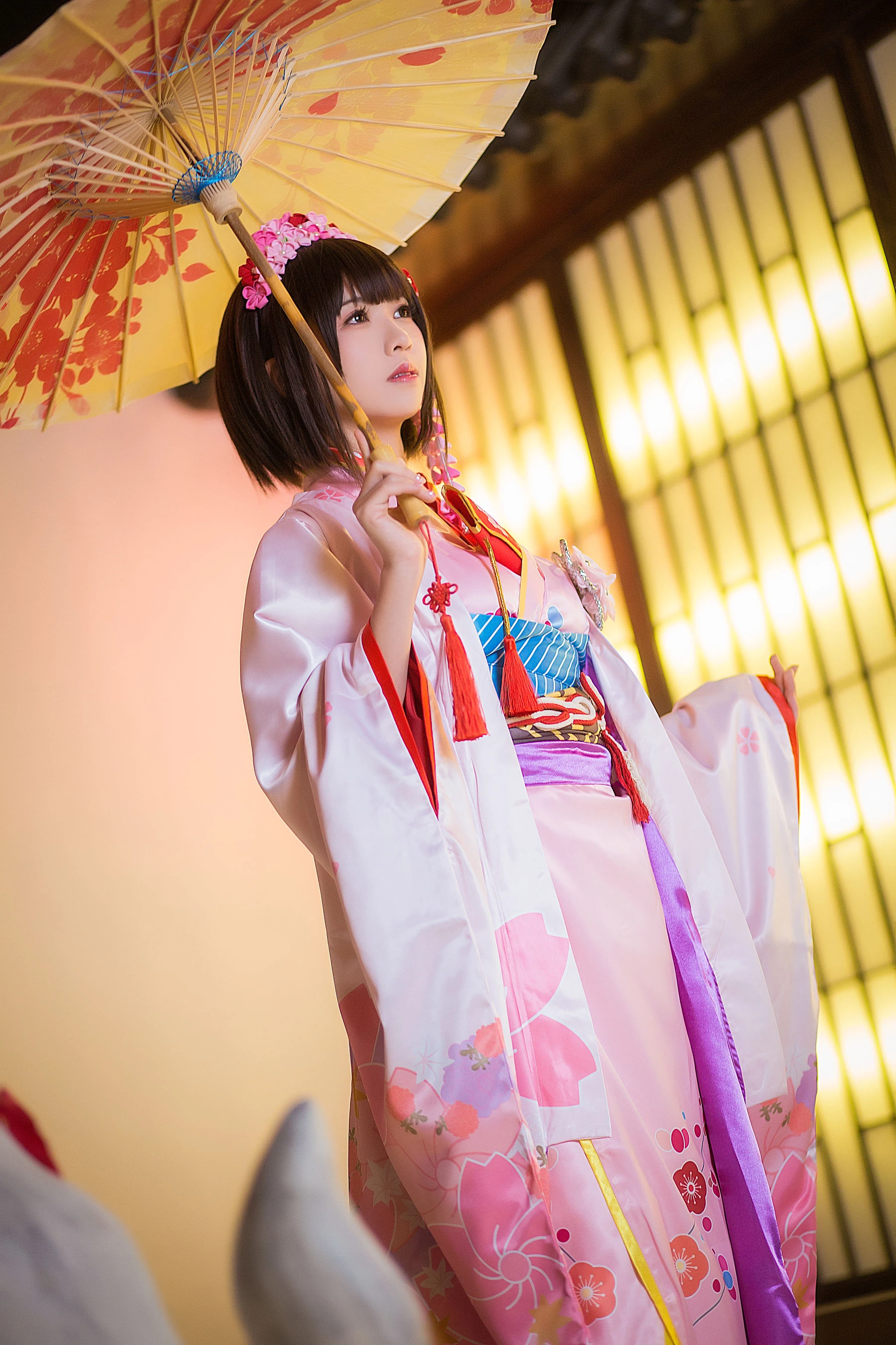 超人气Coser鳗鱼霏儿 圣人惠 和服 [12P]插图1