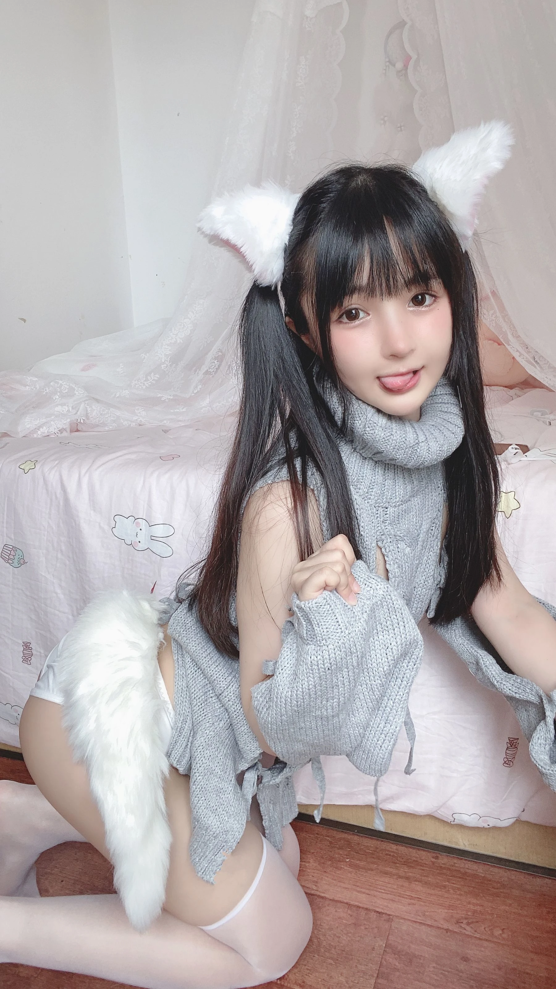 桜井宁宁 – 白い猫ちゃん [50P]插图1