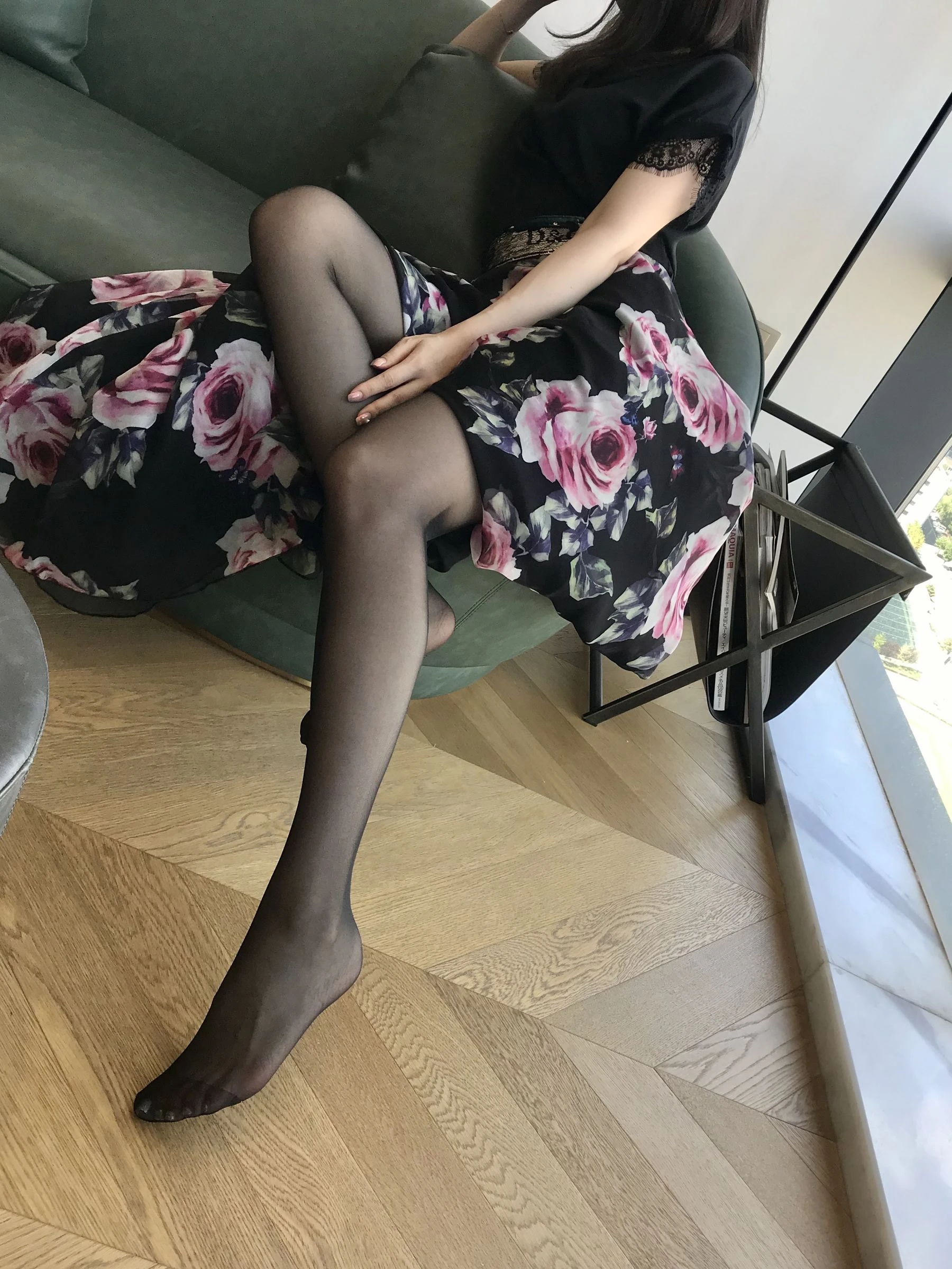 丝足博主麋鹿_Monroe 2020.08.07 奔放牡丹插图3