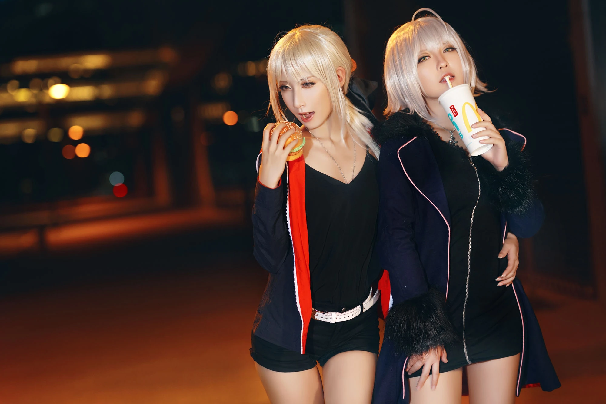 半半子&索索sophia – 黑贞2 [34P]插图6