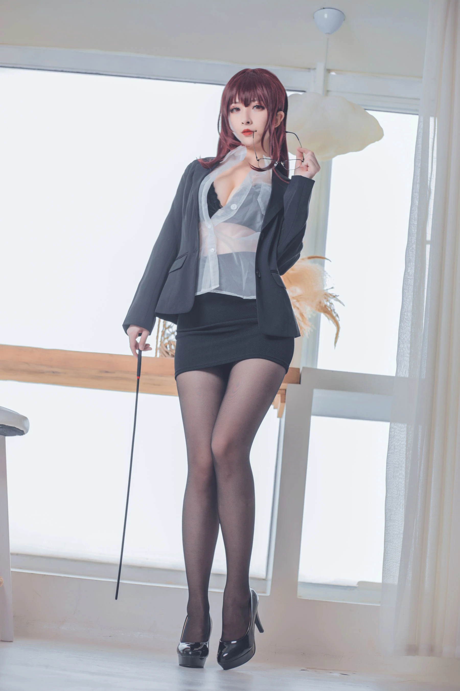 COS福利rioko凉凉子 七夕教师 [19P]插图3