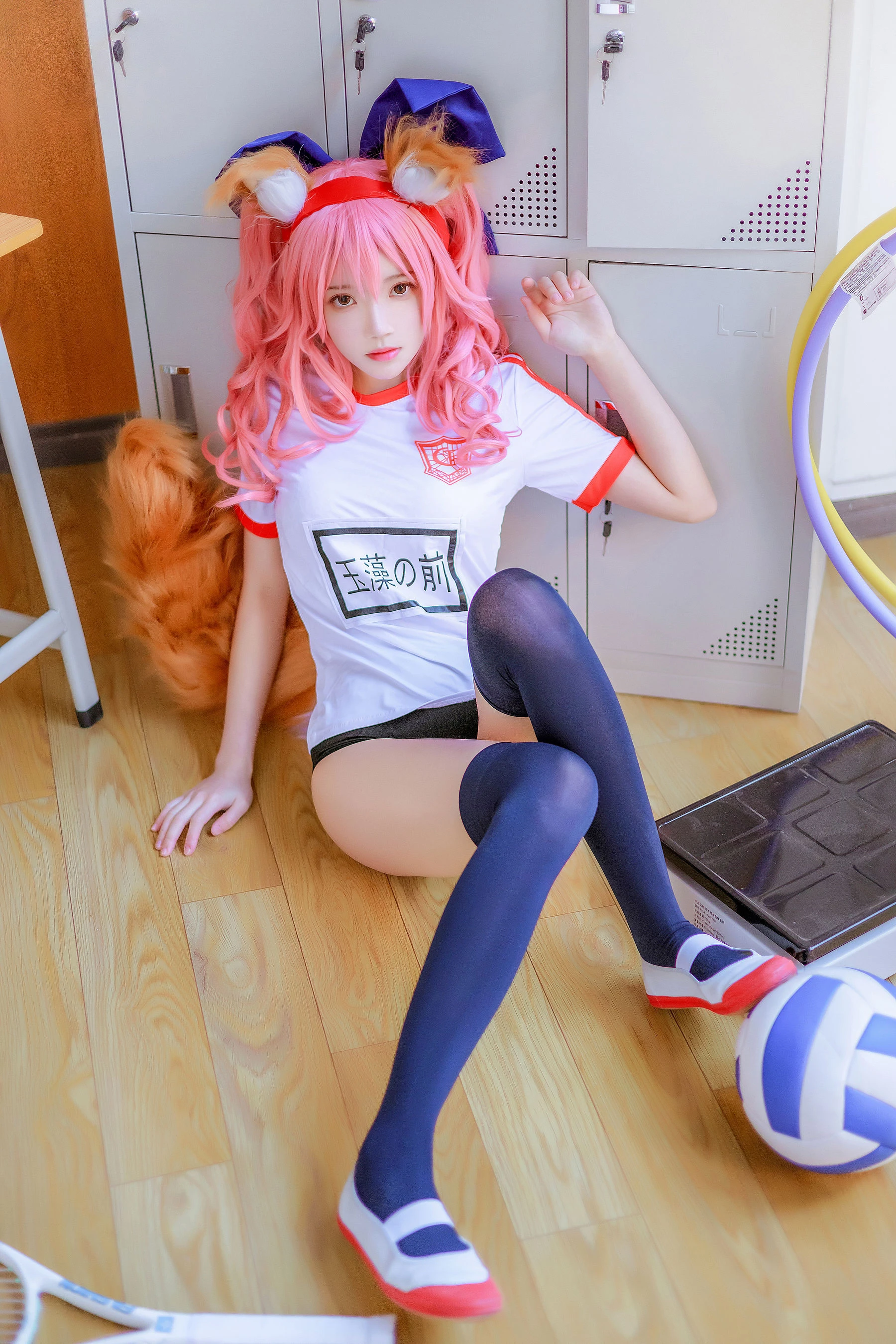 桜桃喵 – 玉藻前体操服插图7