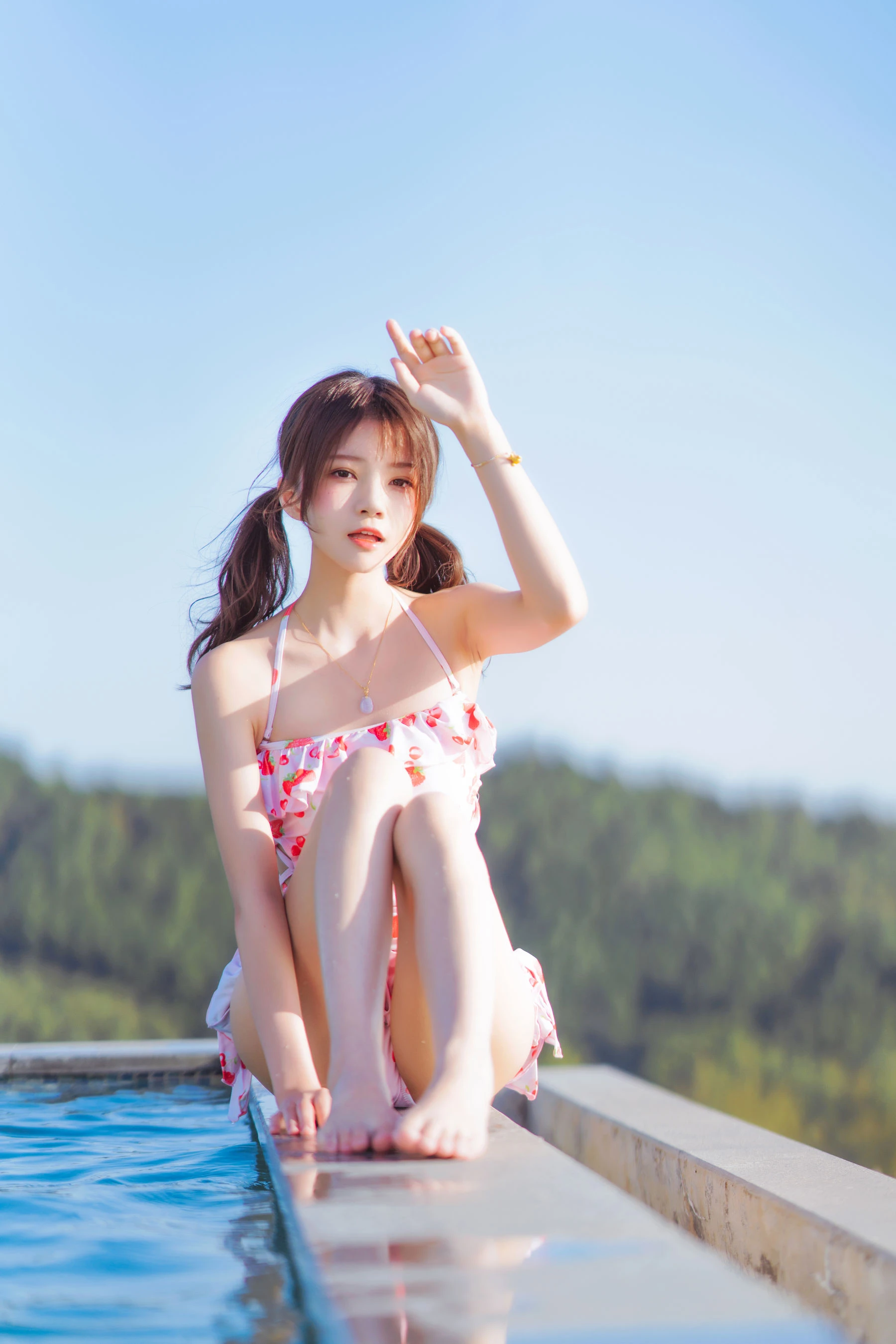 桜桃喵 – 甜甜之草莓泳衣插图3