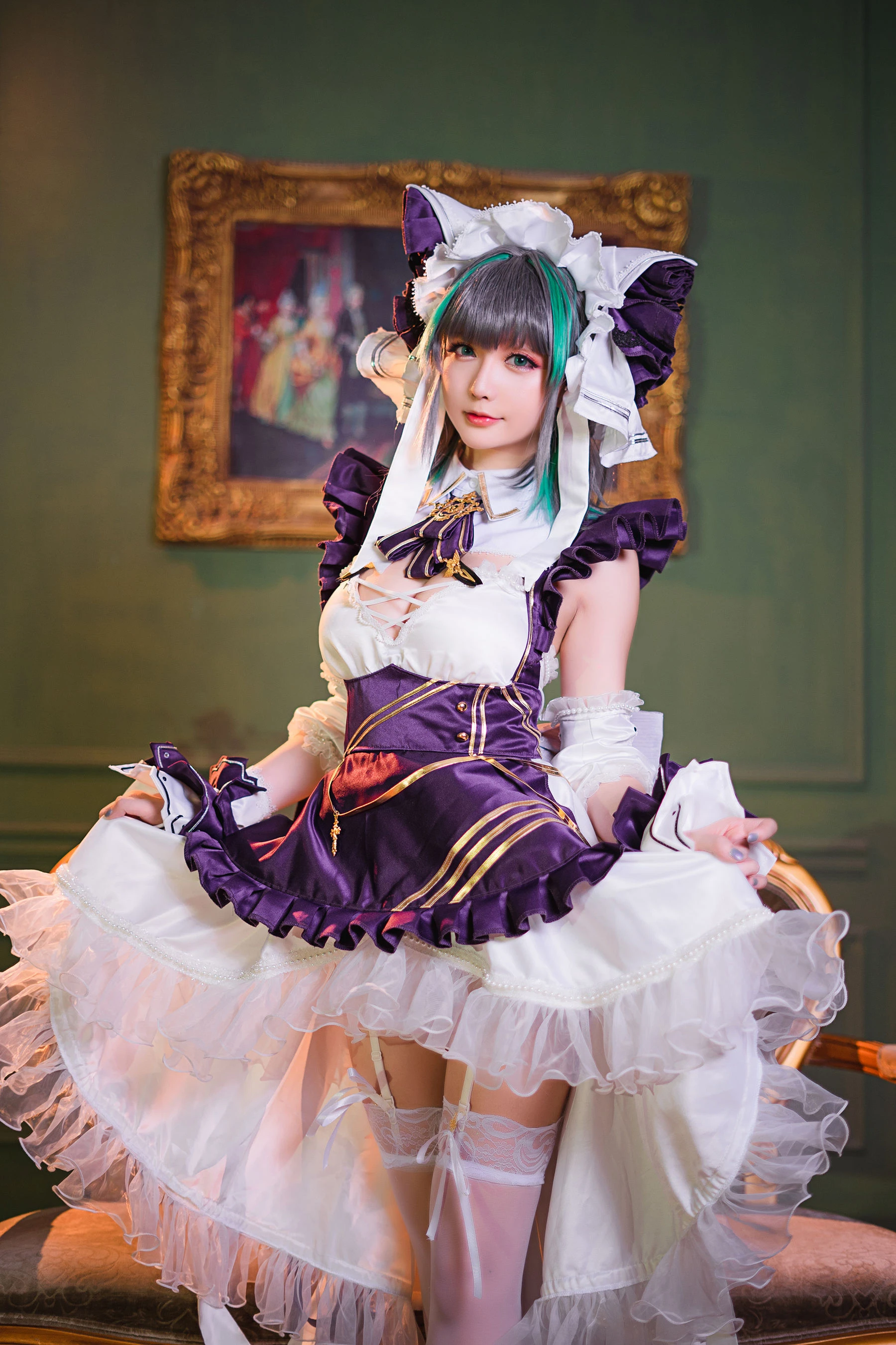 Coser小姐姐星之迟迟 – R-Maid《柴郡》插图3