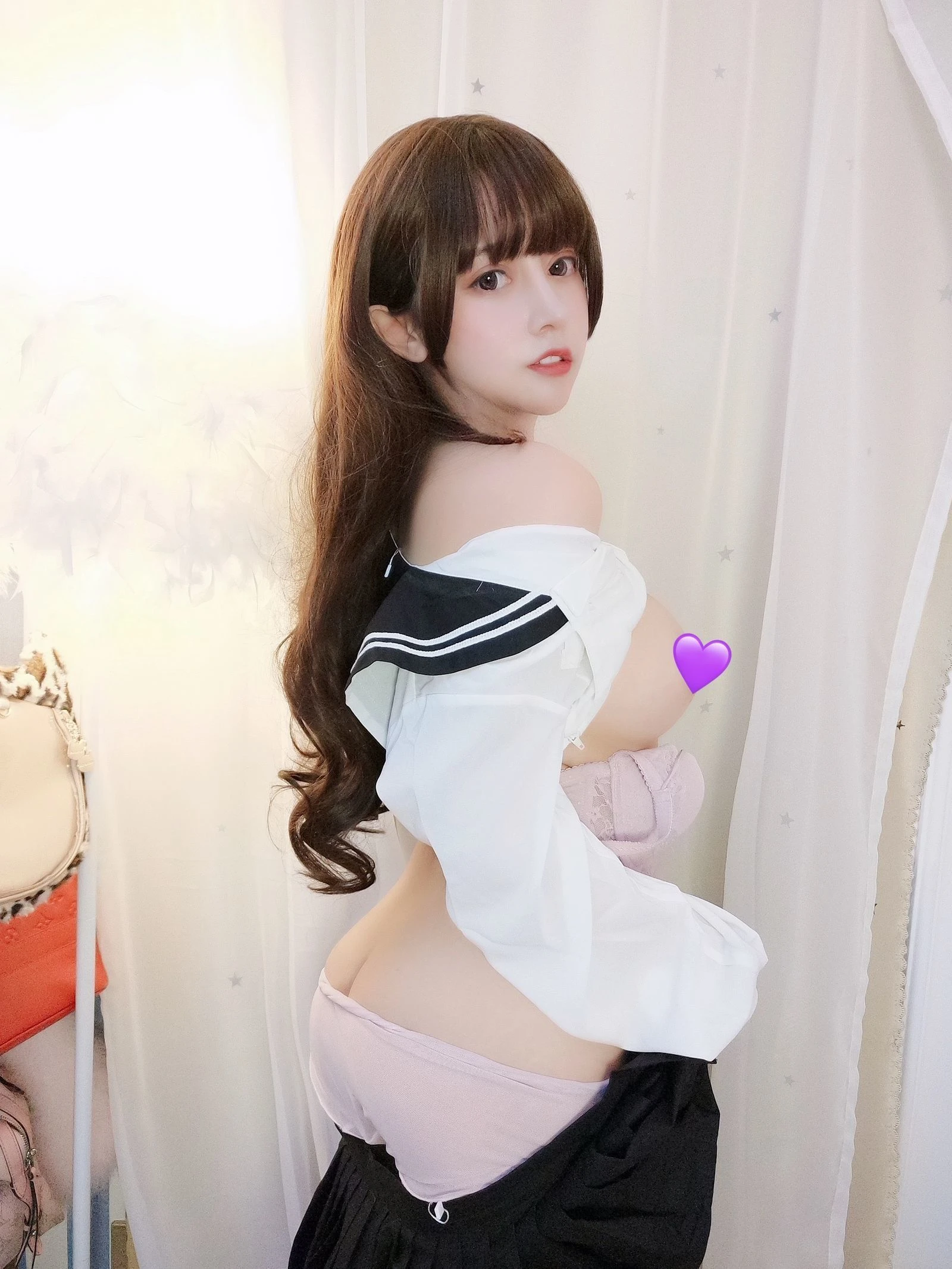 斗鱼米线线sama – JK诱惑插图7