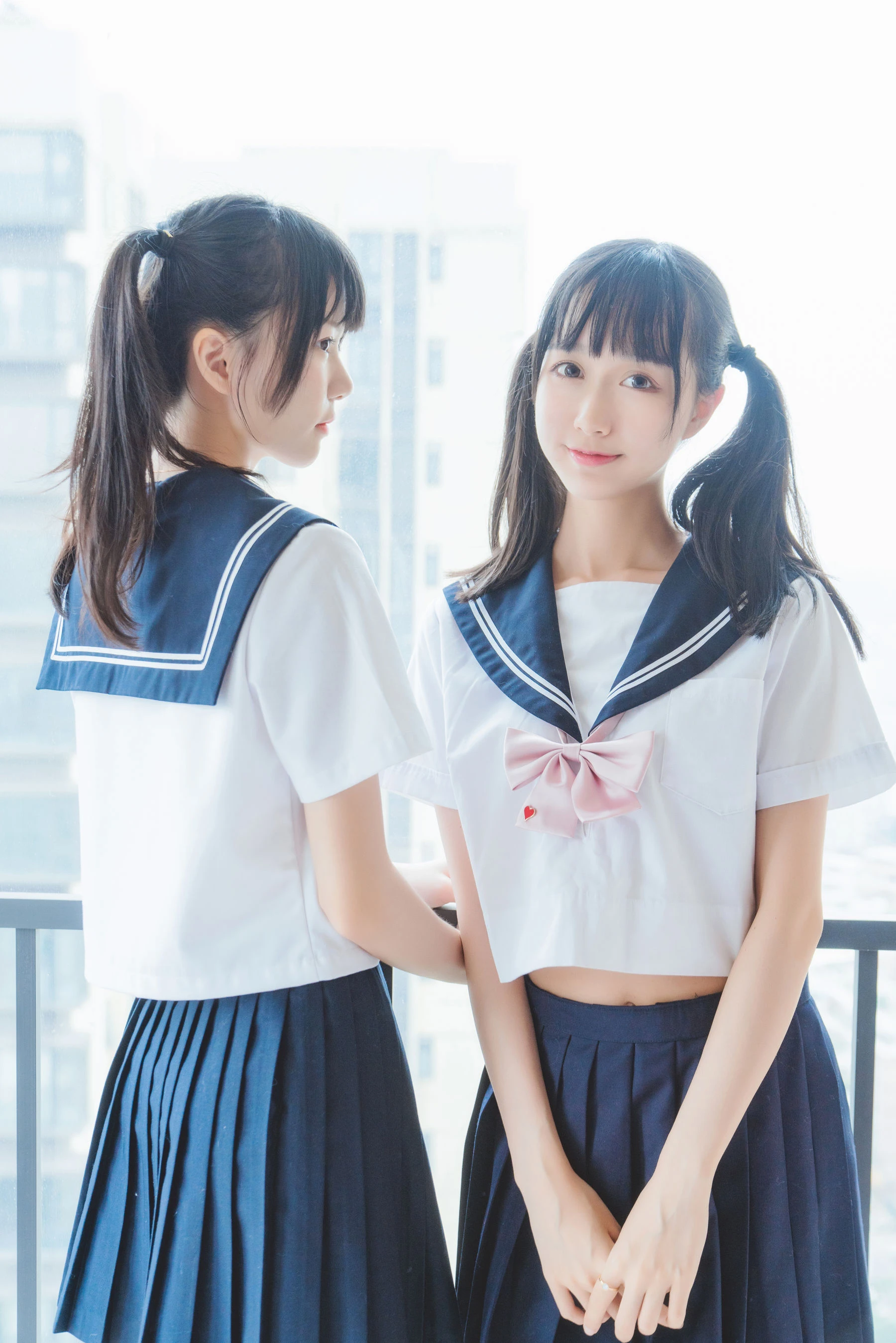 萌系小姐姐木绵绵OwO&桜桃喵 她(制服×制服)高清在线免费欣赏–微密图社-微密图社