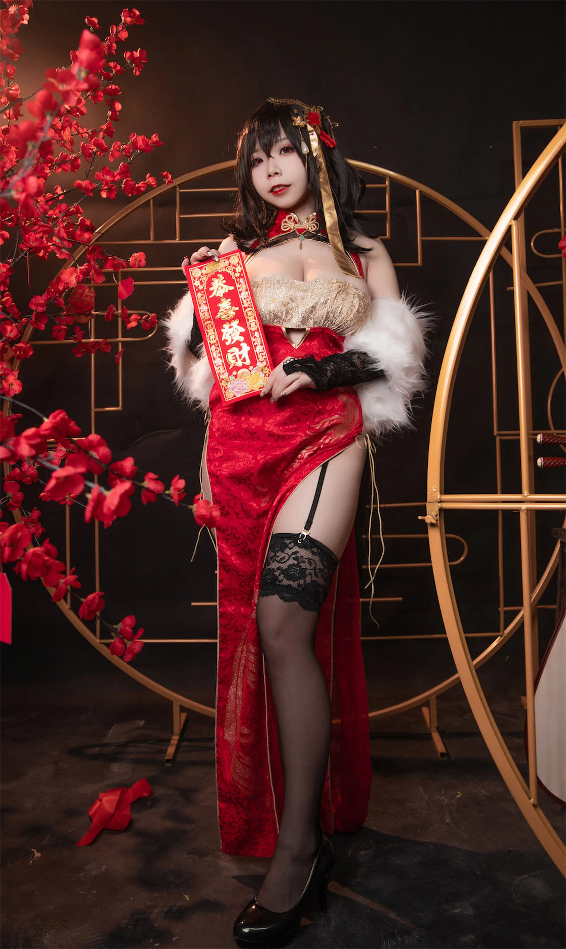 自闭颜球球(无颜小天使wy) – 碧蓝航线 大凤红旗袍 [58P]高清在线免费欣赏–微密图社-微密图社