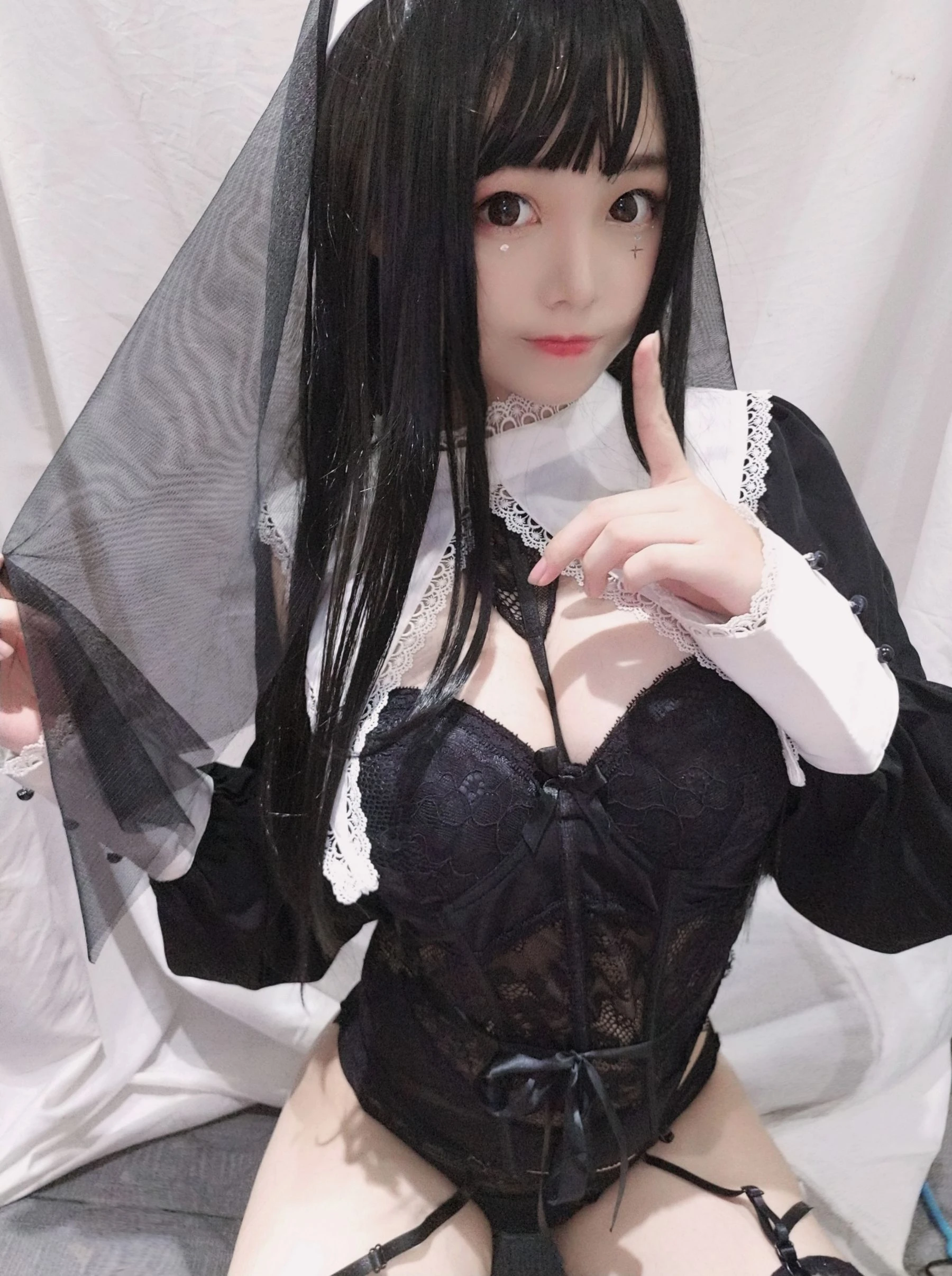 萌系小姐姐蜜汁猫裘 – 修女插图7