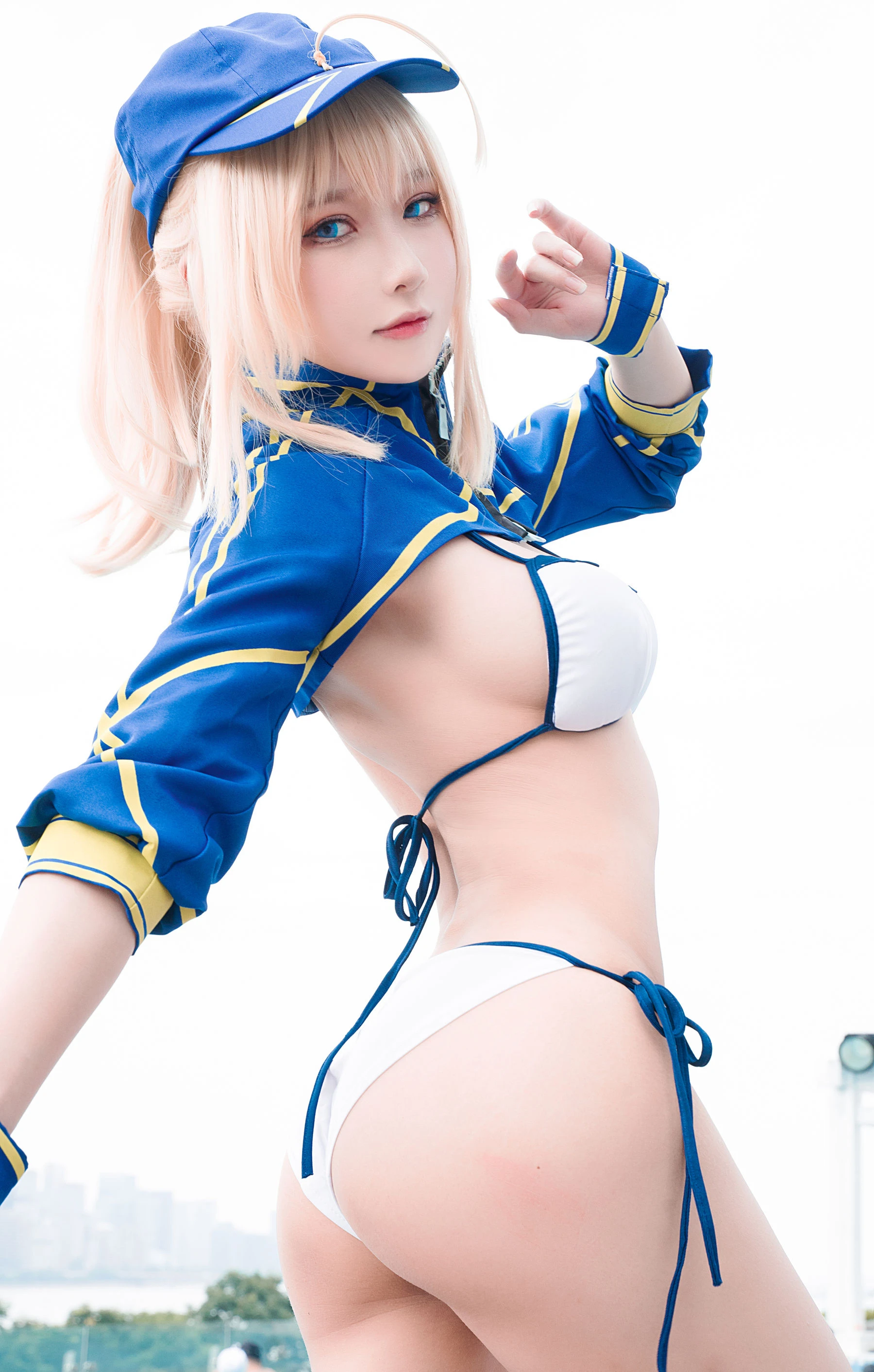 动漫博主阿包也是兔娘 – 谜之女主角X毛水着插图7