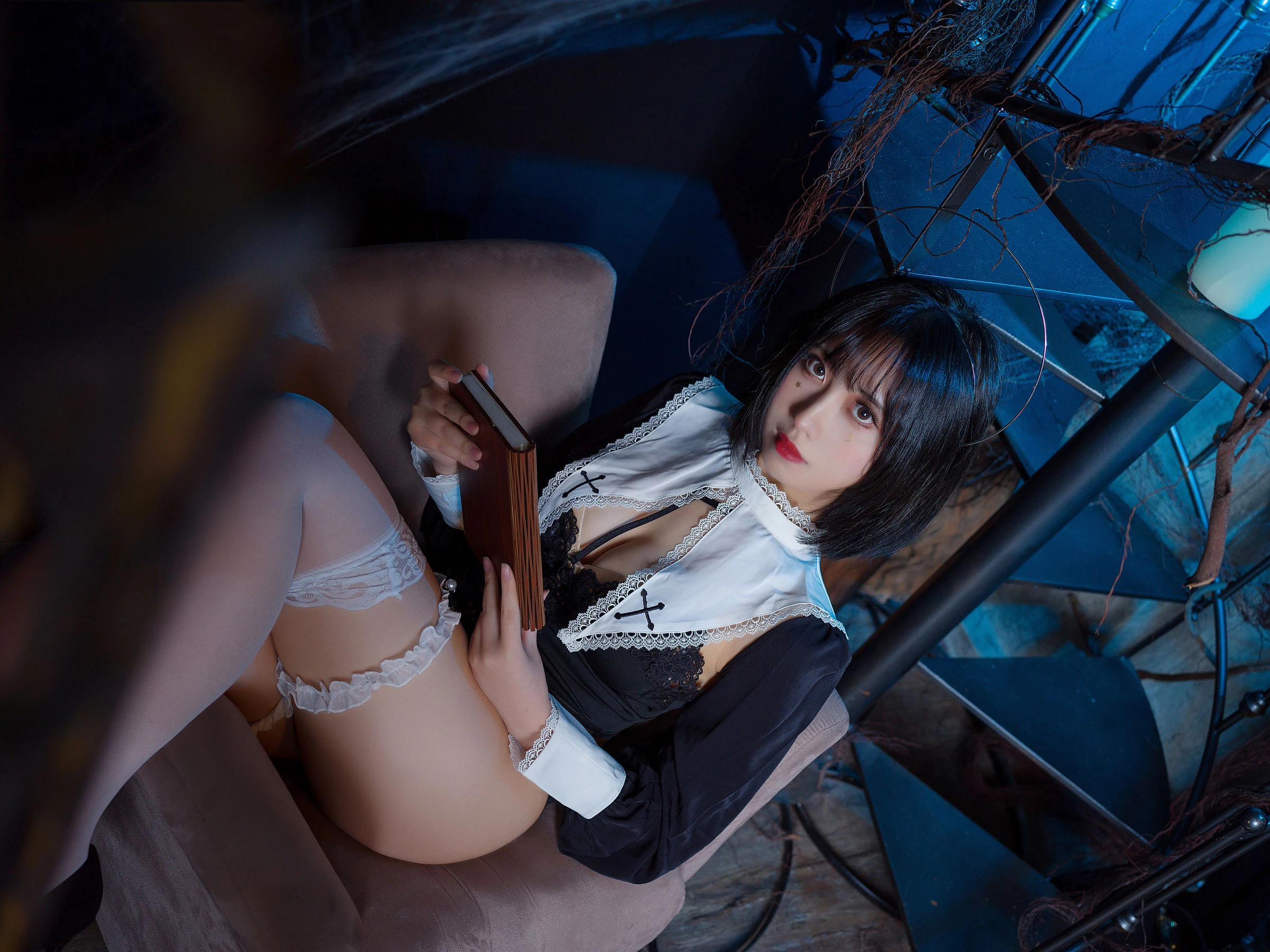 二次元少女念雪ww – 修女 [38P]插图4