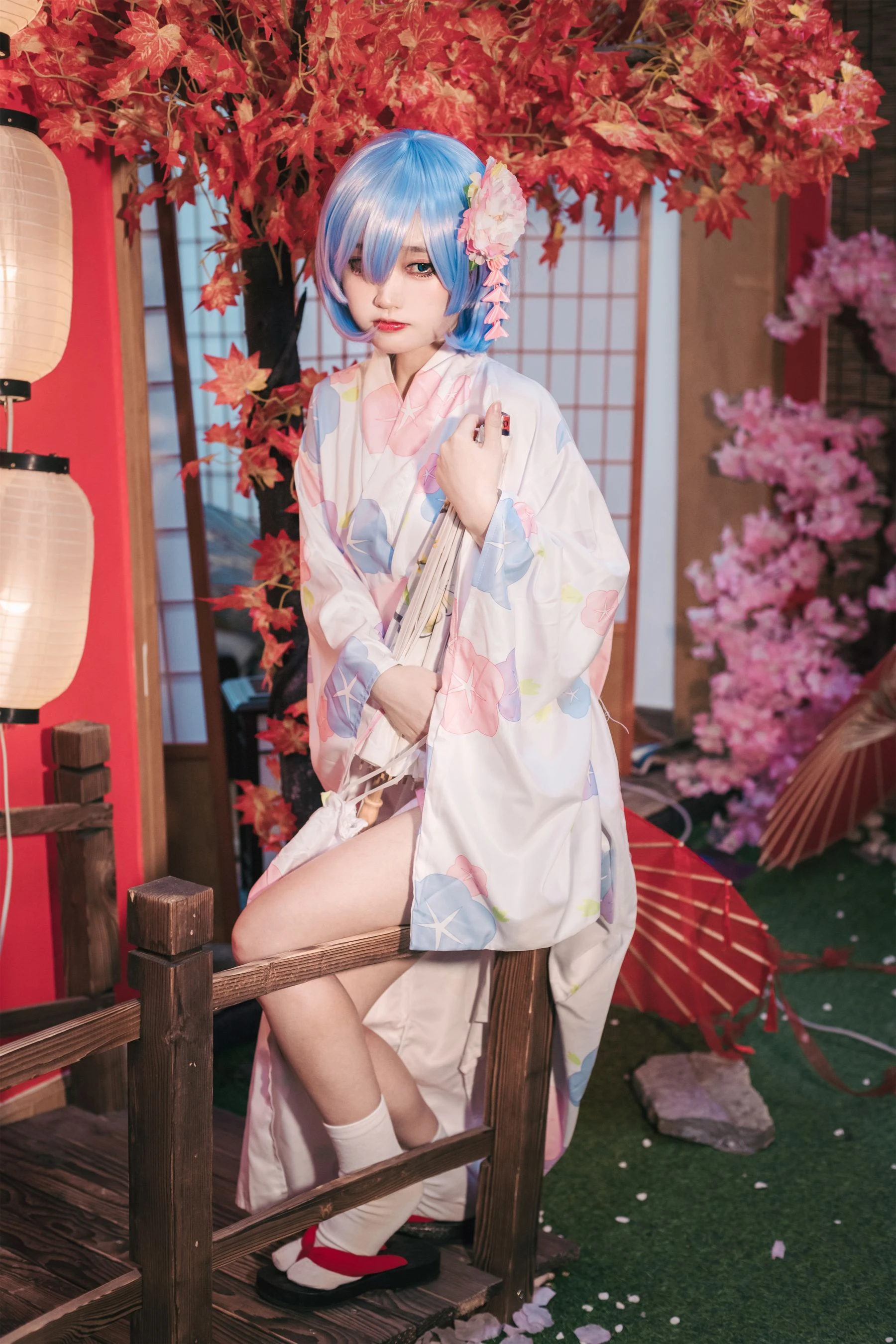 神沢永莉 – 蕾姆和风 [47P]高清在线免费欣赏–微密图社-微密图社