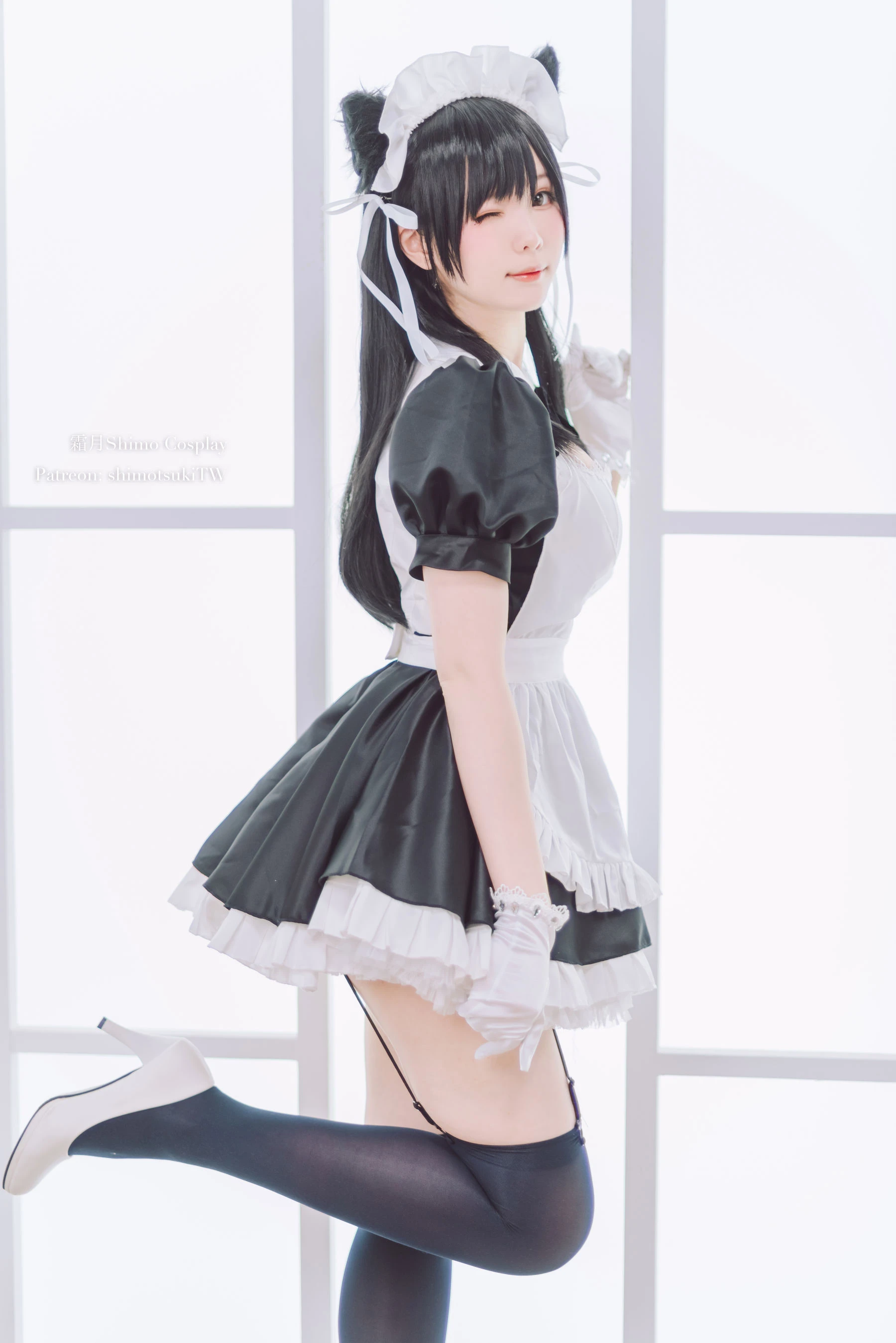 微博妹纸霜月shimo – 爱宕女仆插图4