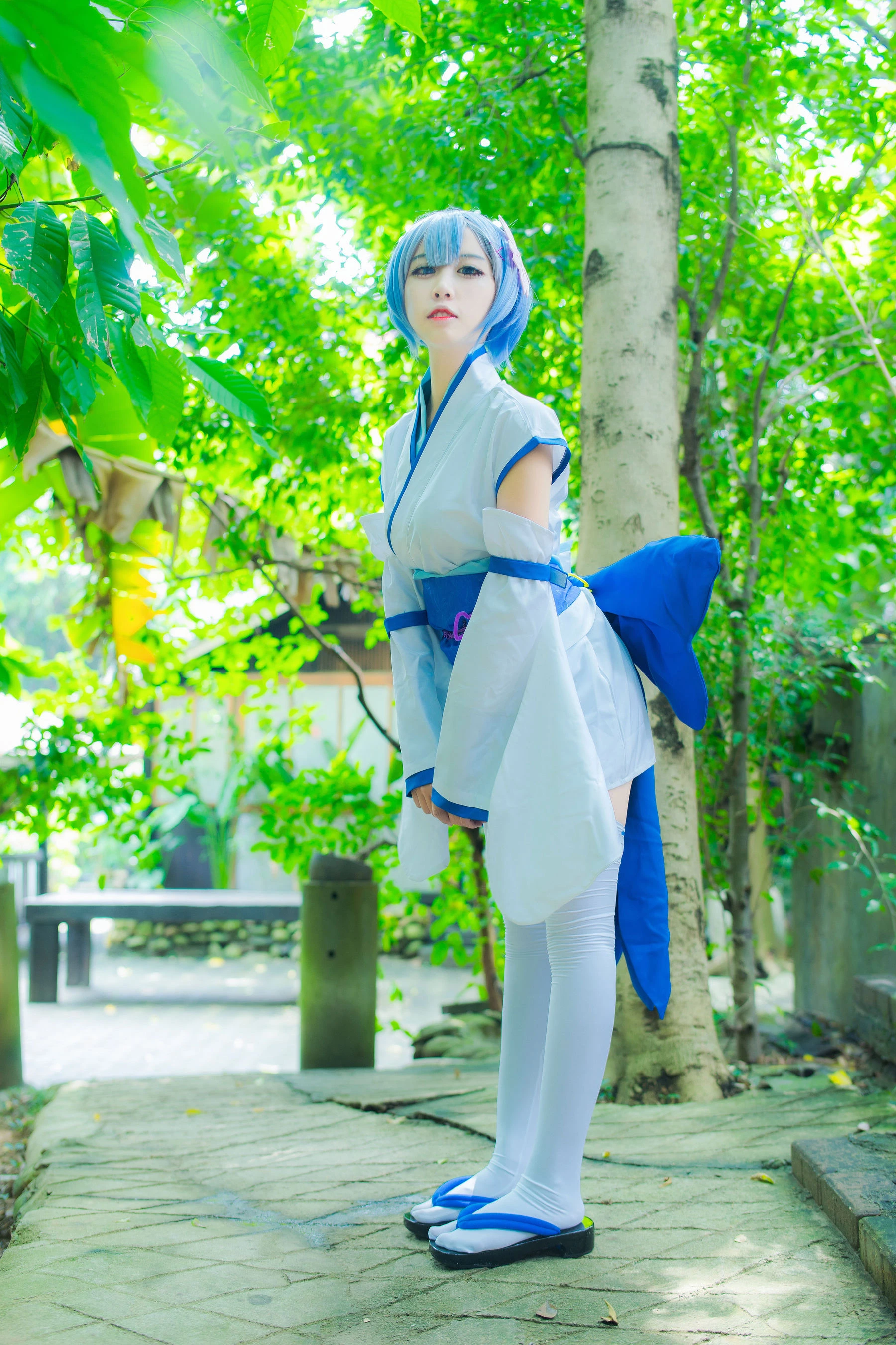 人气Coser二佐Nisa – 蕾姆幼年插图4