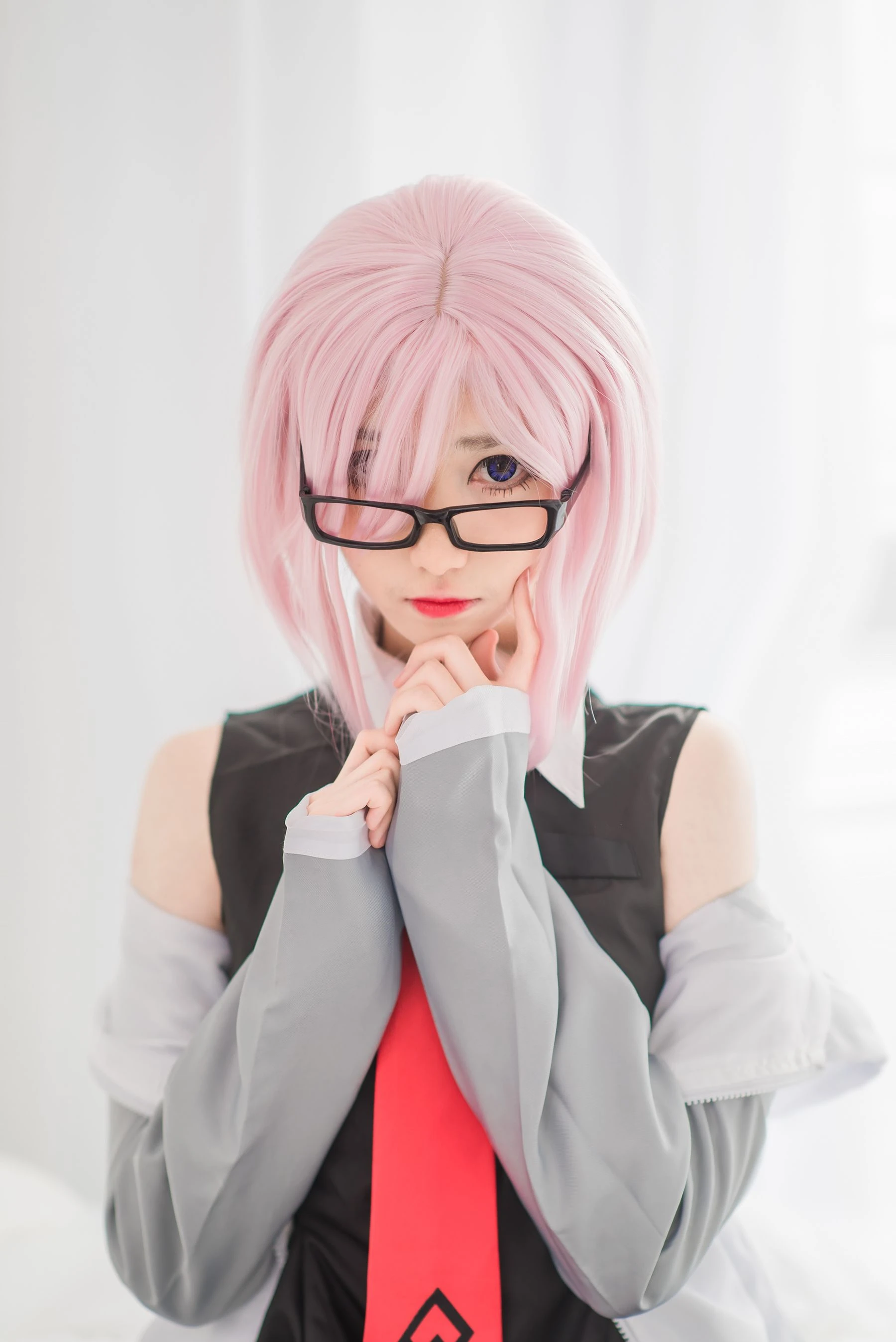 动漫博主南桃Momoko 玛修制服 [29P]插图4
