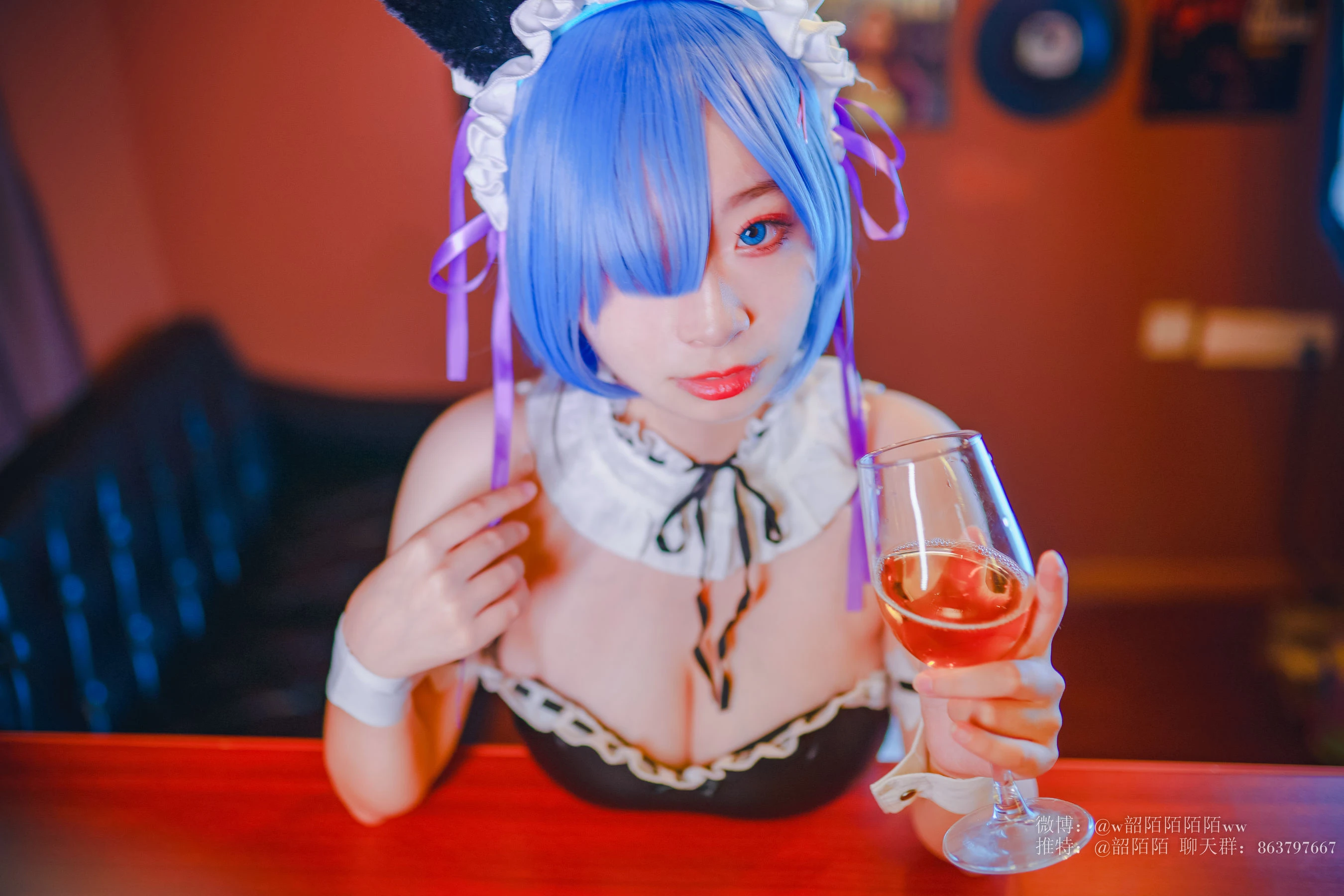Cosplay美女韶陌陌 雷姆插图8