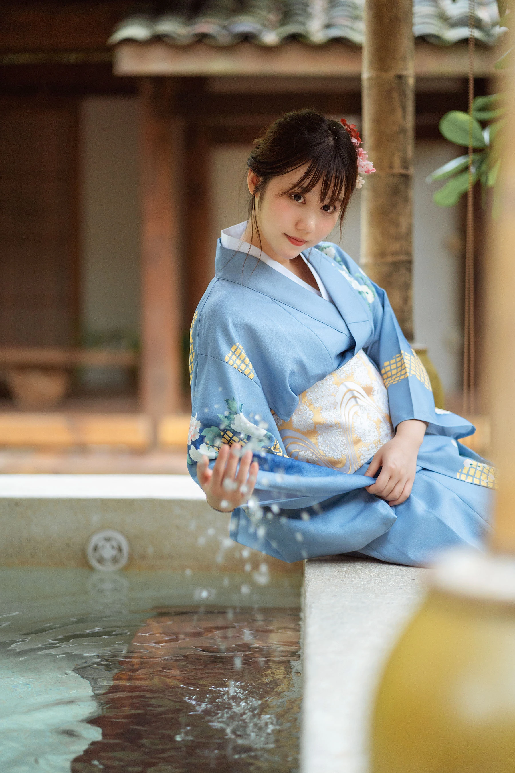 微博福利姬镜酱 私奔之和服插图4