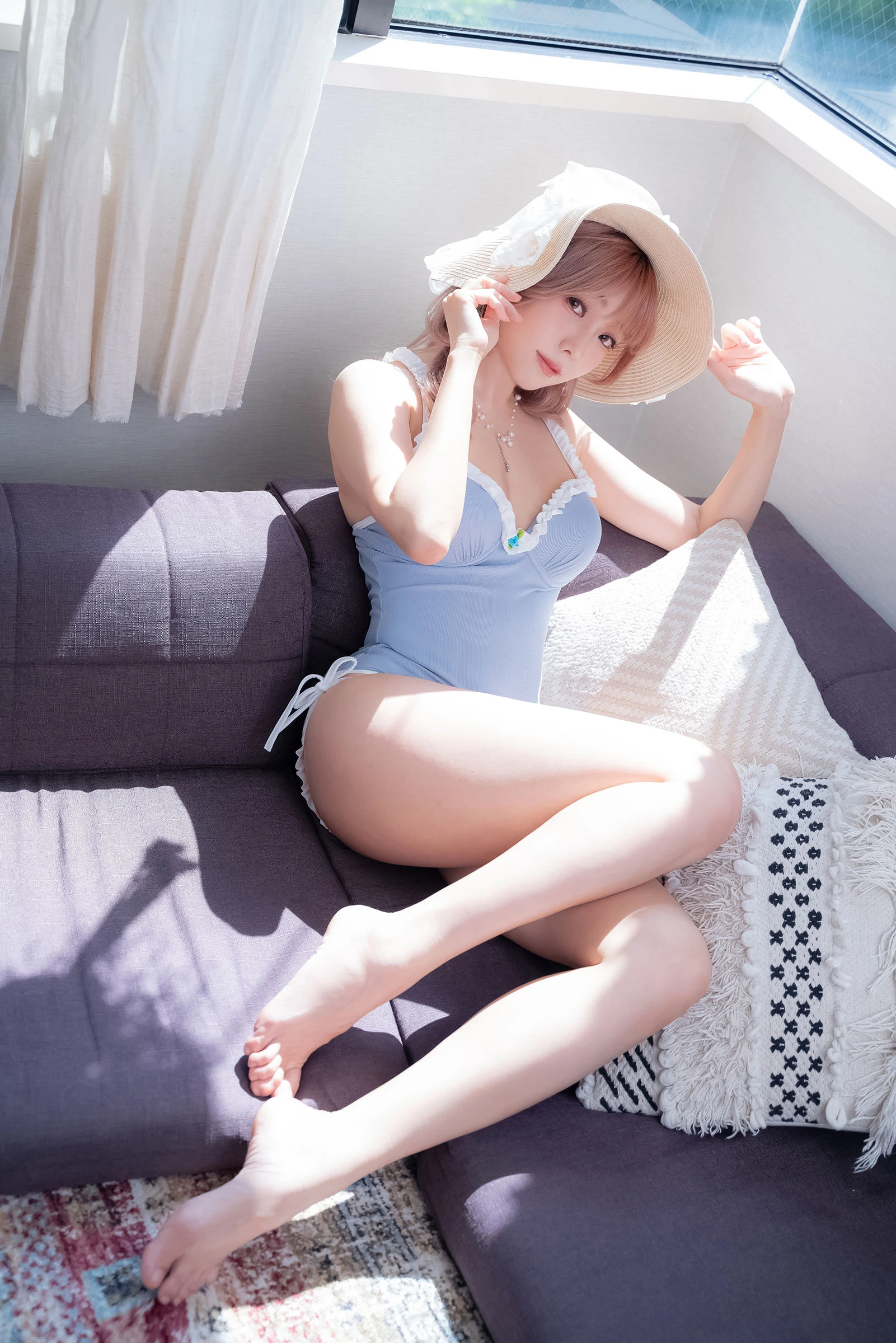 Ely_eee(ElyEE子) – Mist Blue Lady插图7