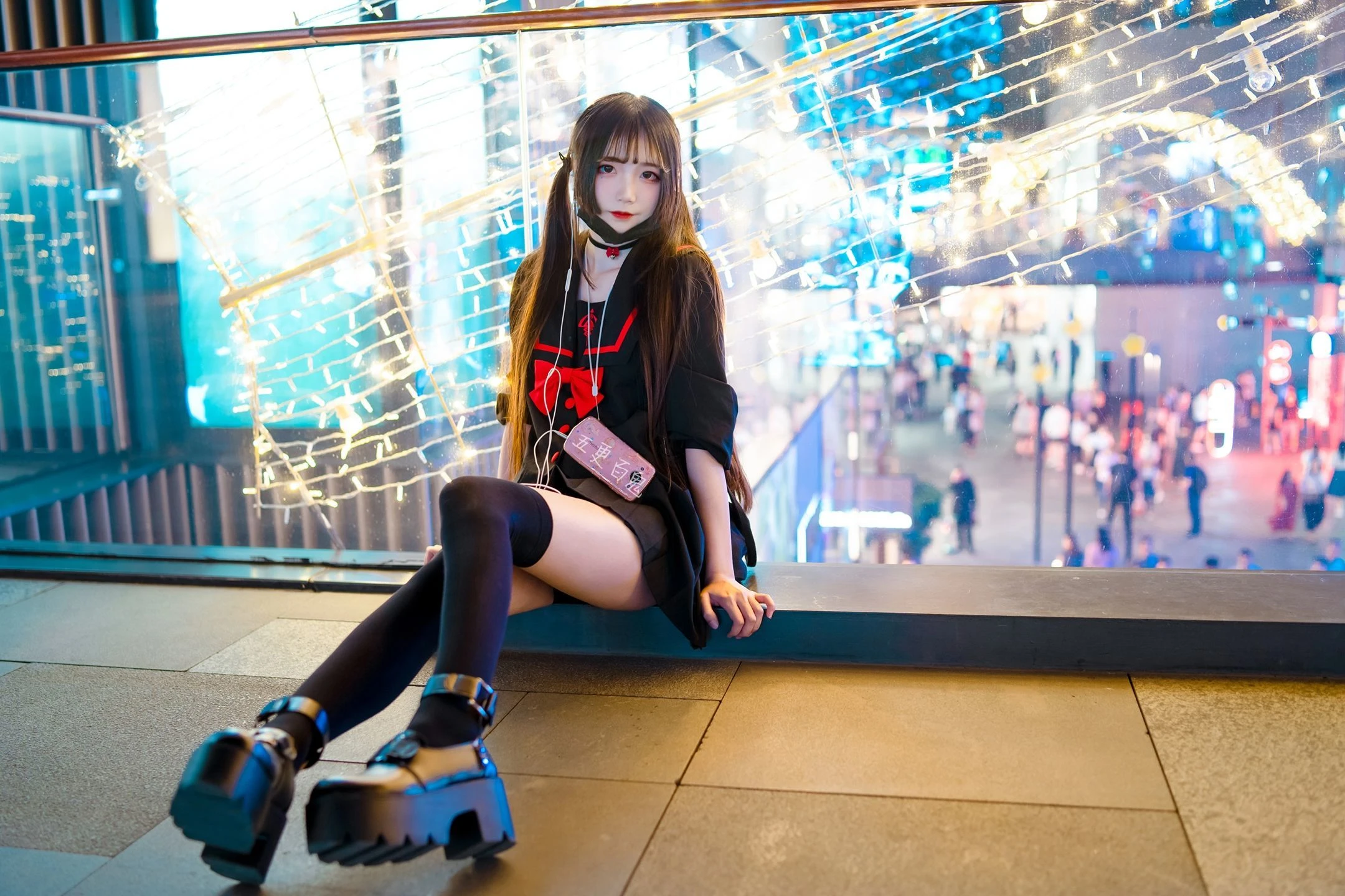 清纯少女五更百鬼 制服插图2