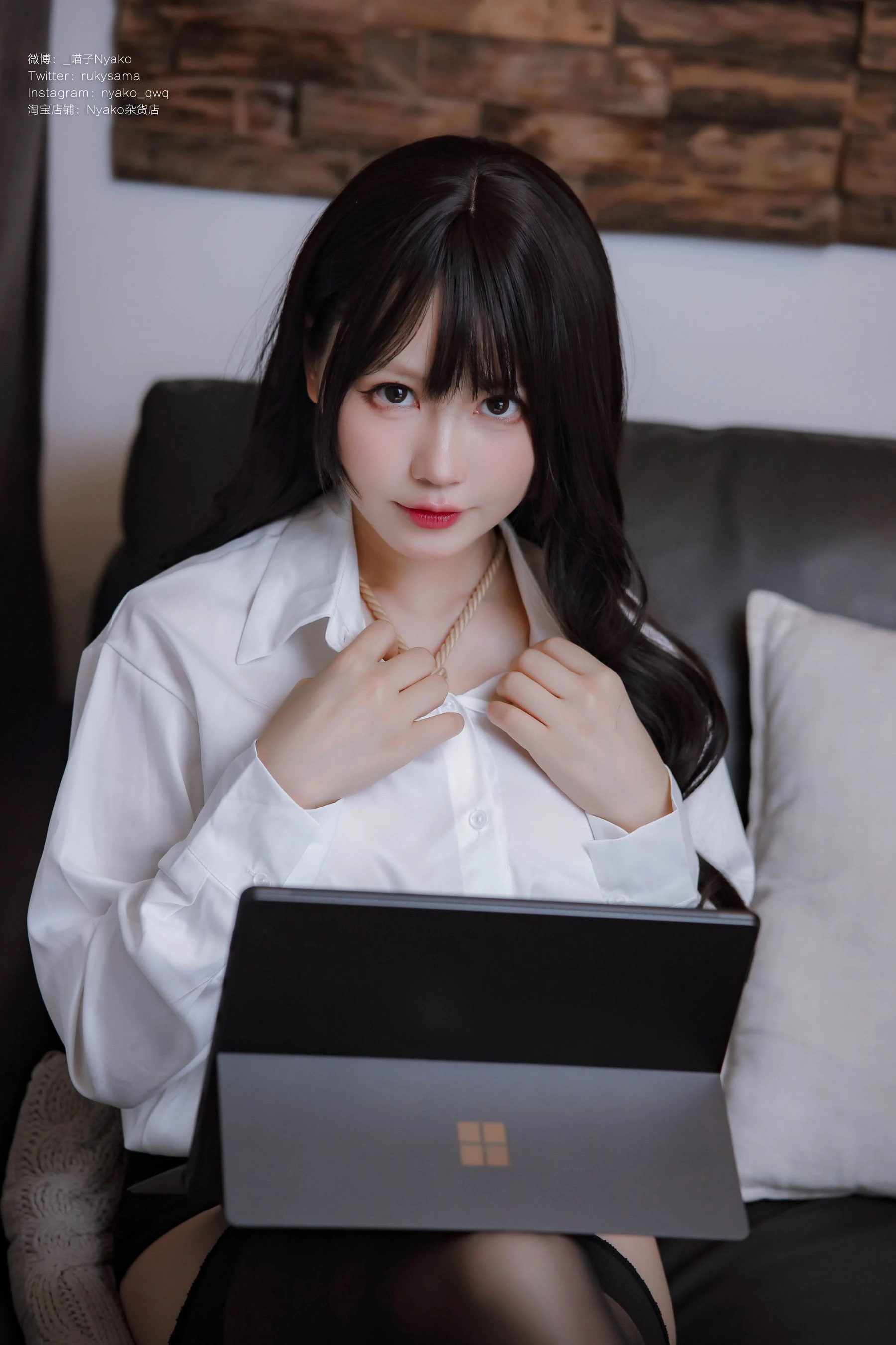 萌妹子Nyako喵子 – 隣のやばいお姉さん OL插图5
