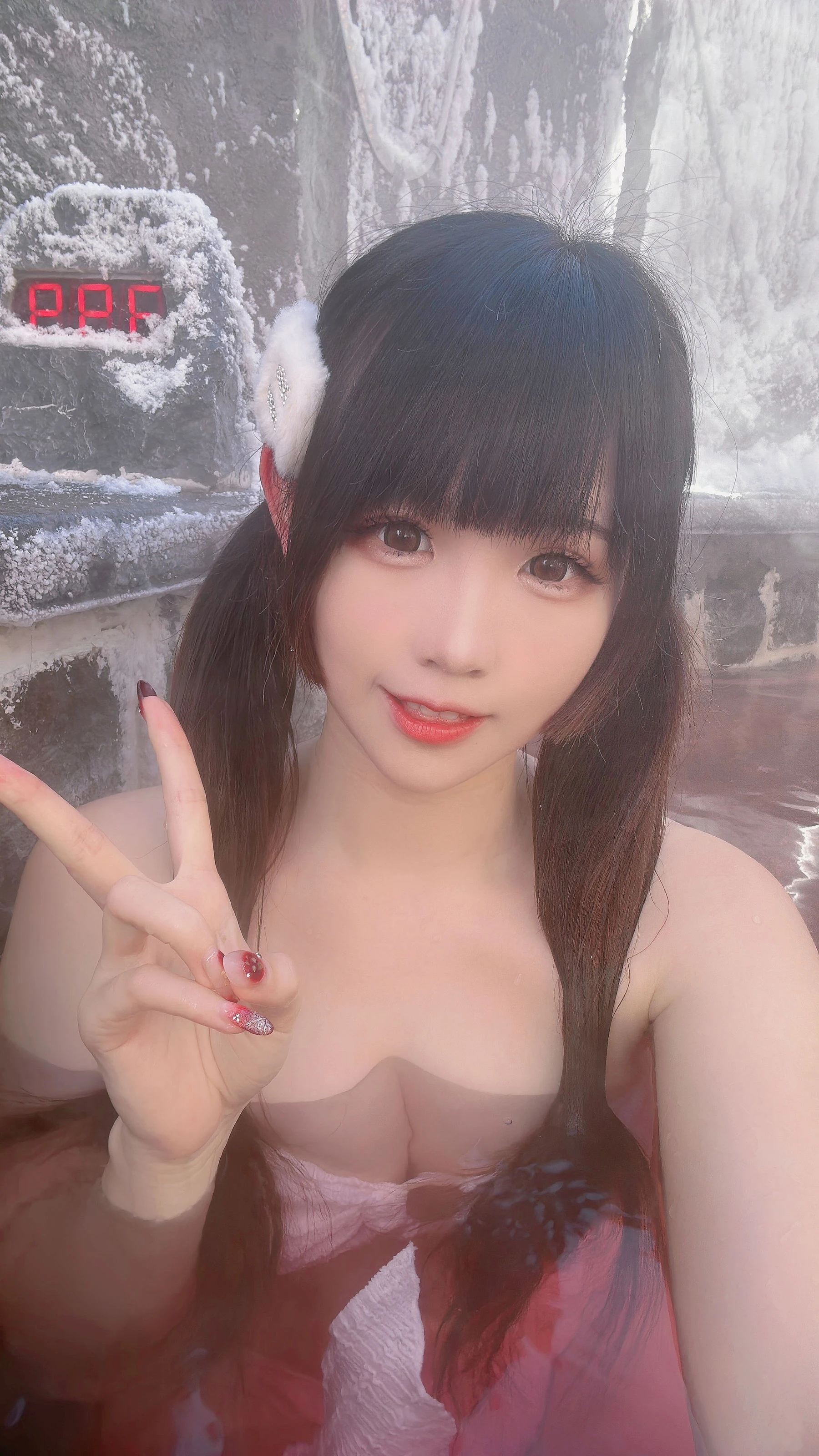 miko酱ww – 雪地温泉插图4
