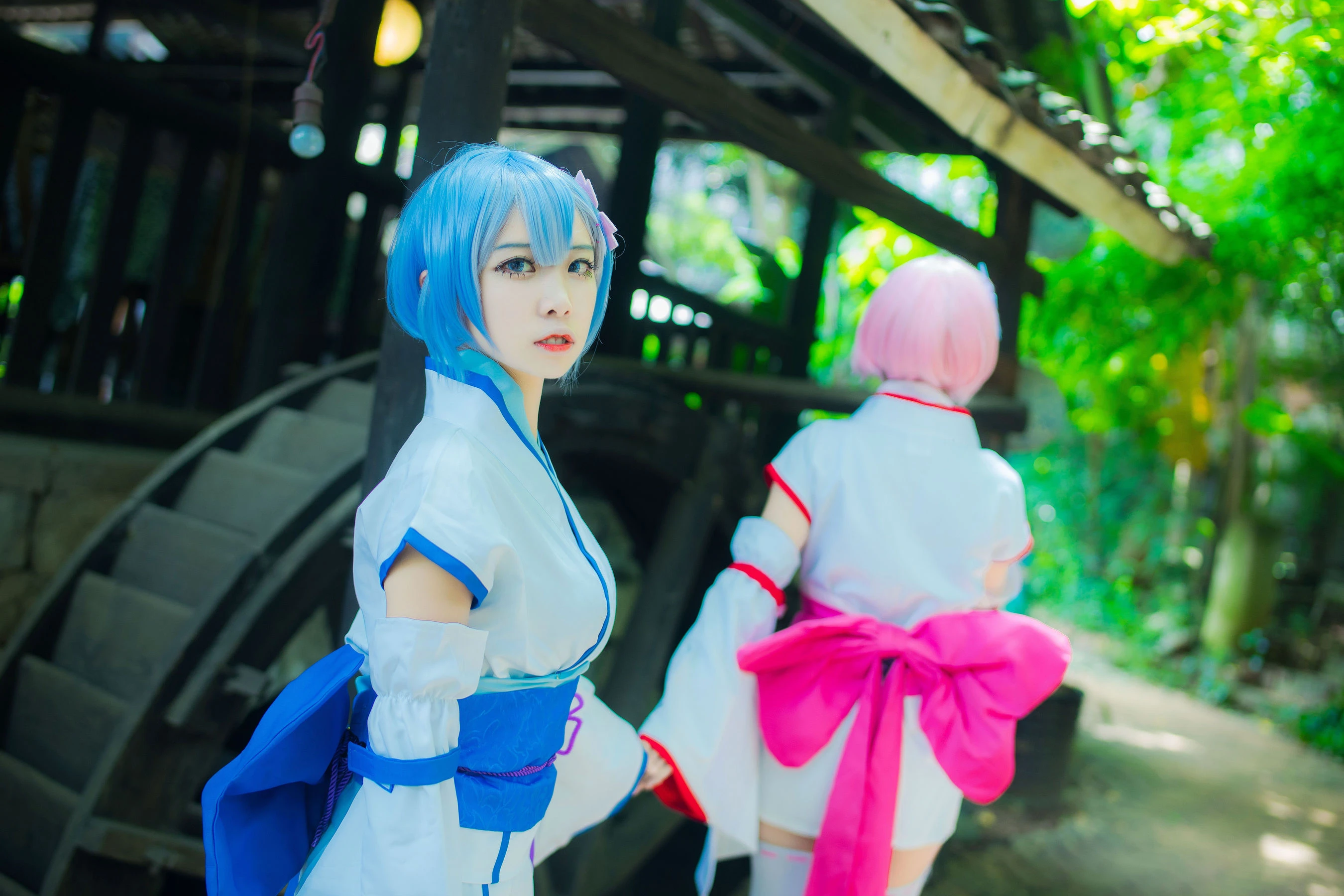 人气Coser二佐Nisa – 蕾姆幼年插图3