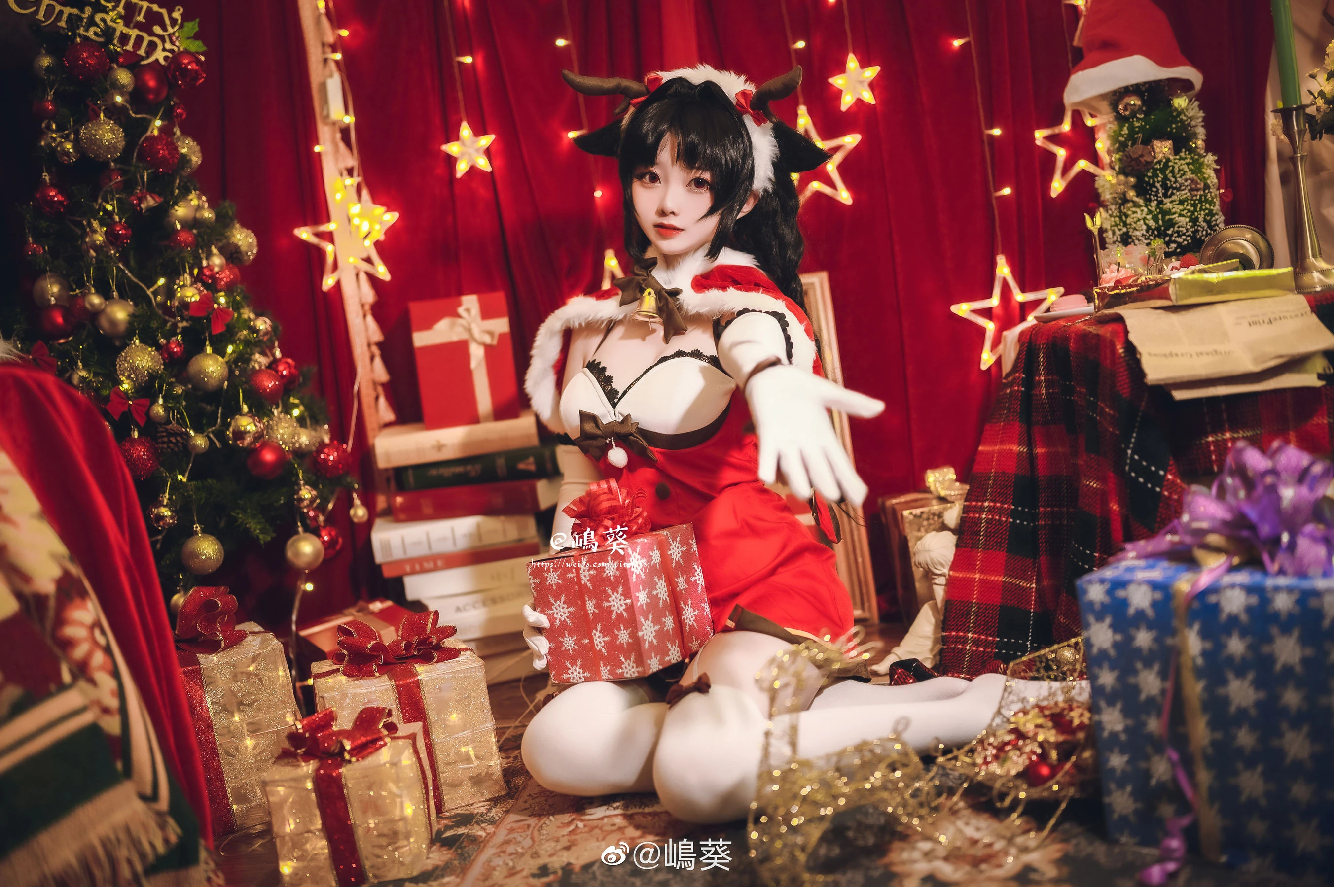 微博美女嶋葵 碧蓝航线 大潮 驯鹿与圣诞礼物 [12P]高清在线免费欣赏–微密图社-微密图社
