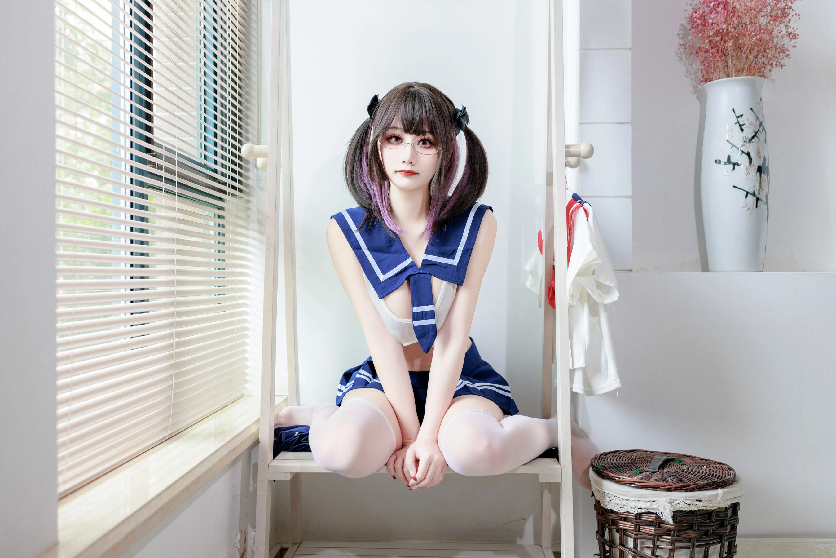 阿雪雪 – 连体水手服 [19P]插图5