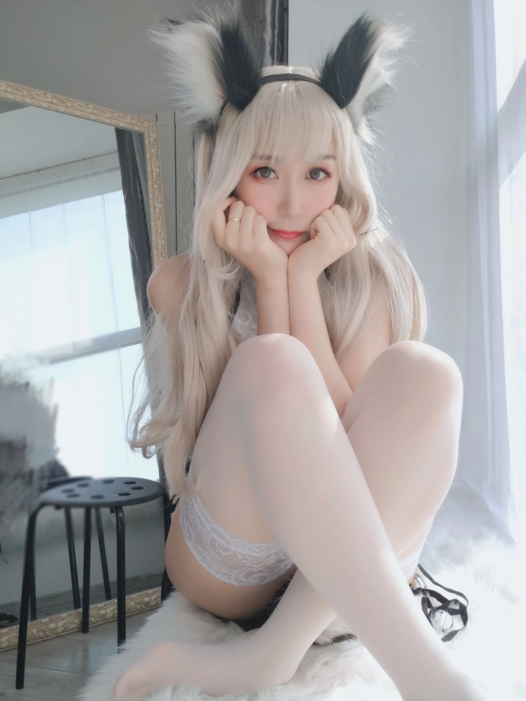 Coser小姐姐白银 小白狼插图8