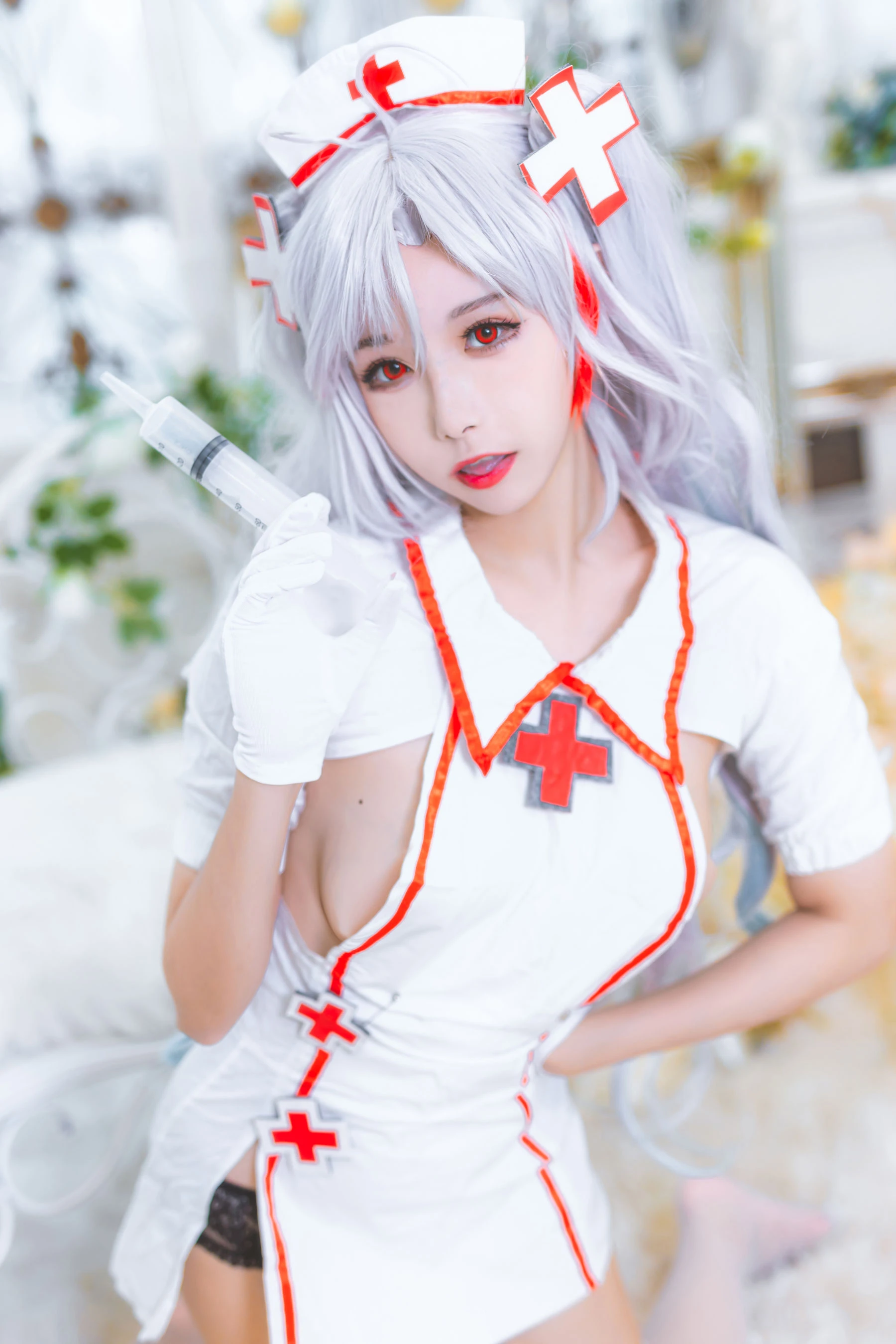 微博妹子Momoko葵葵 – 欧根之护士插图2