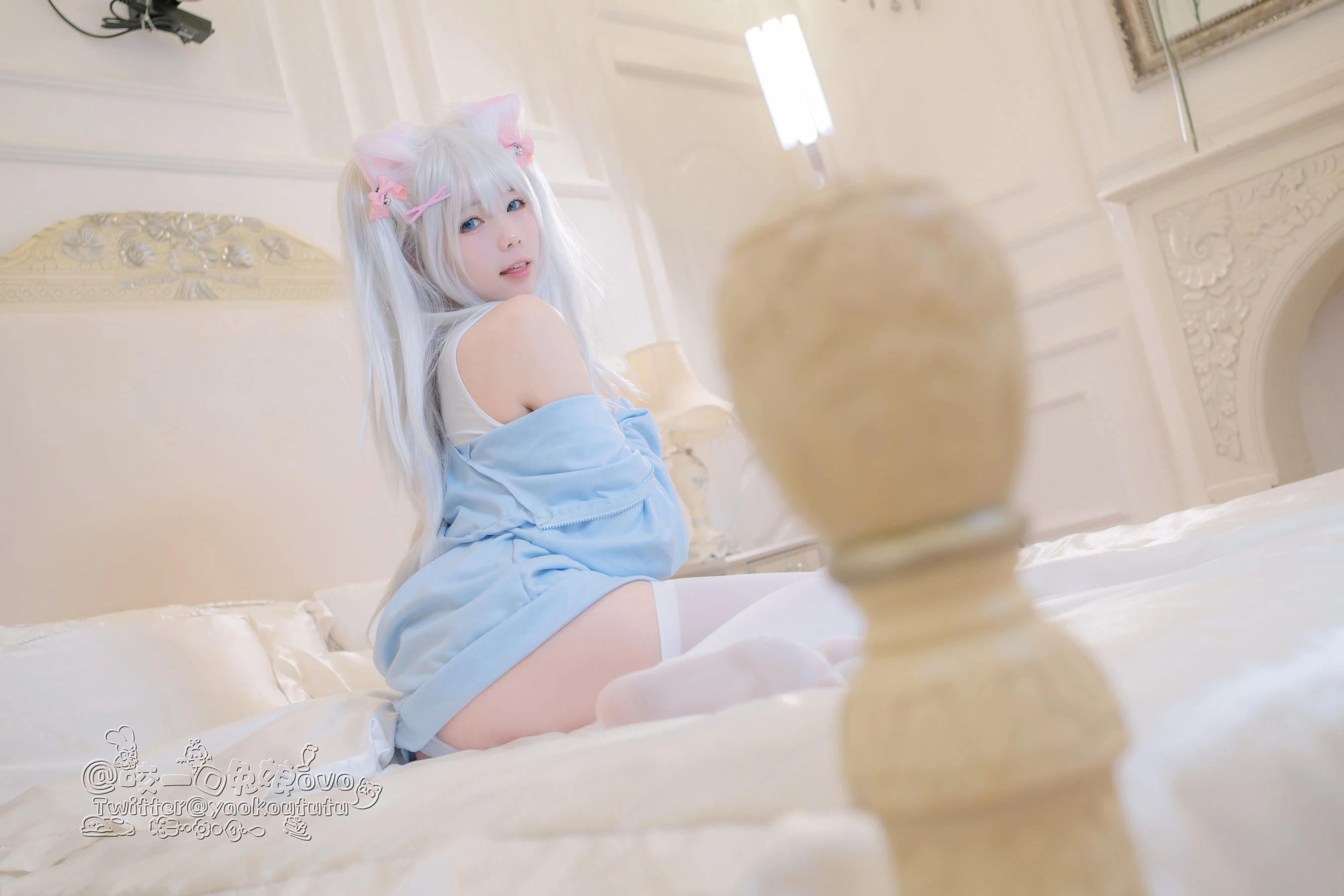 咬一口兔娘 – 做你的猫 [55P]插图3