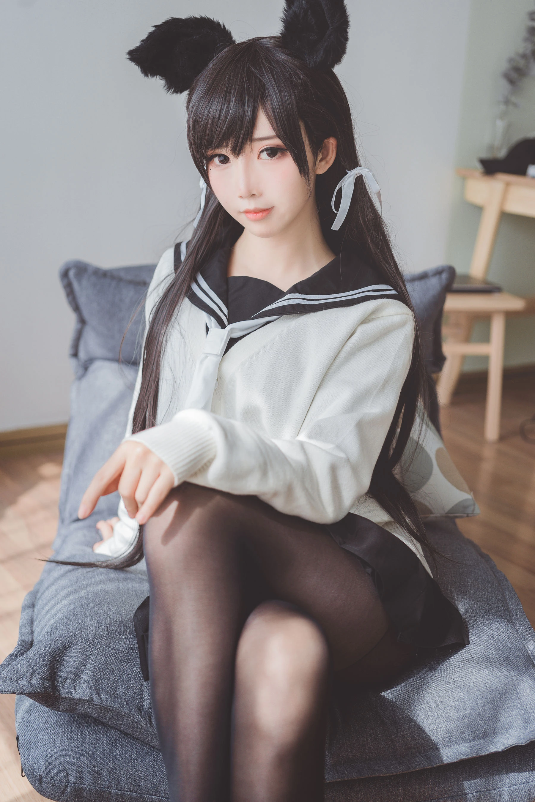 可爱人气Coser面饼仙儿 – 制服爱宕 [16P]插图1