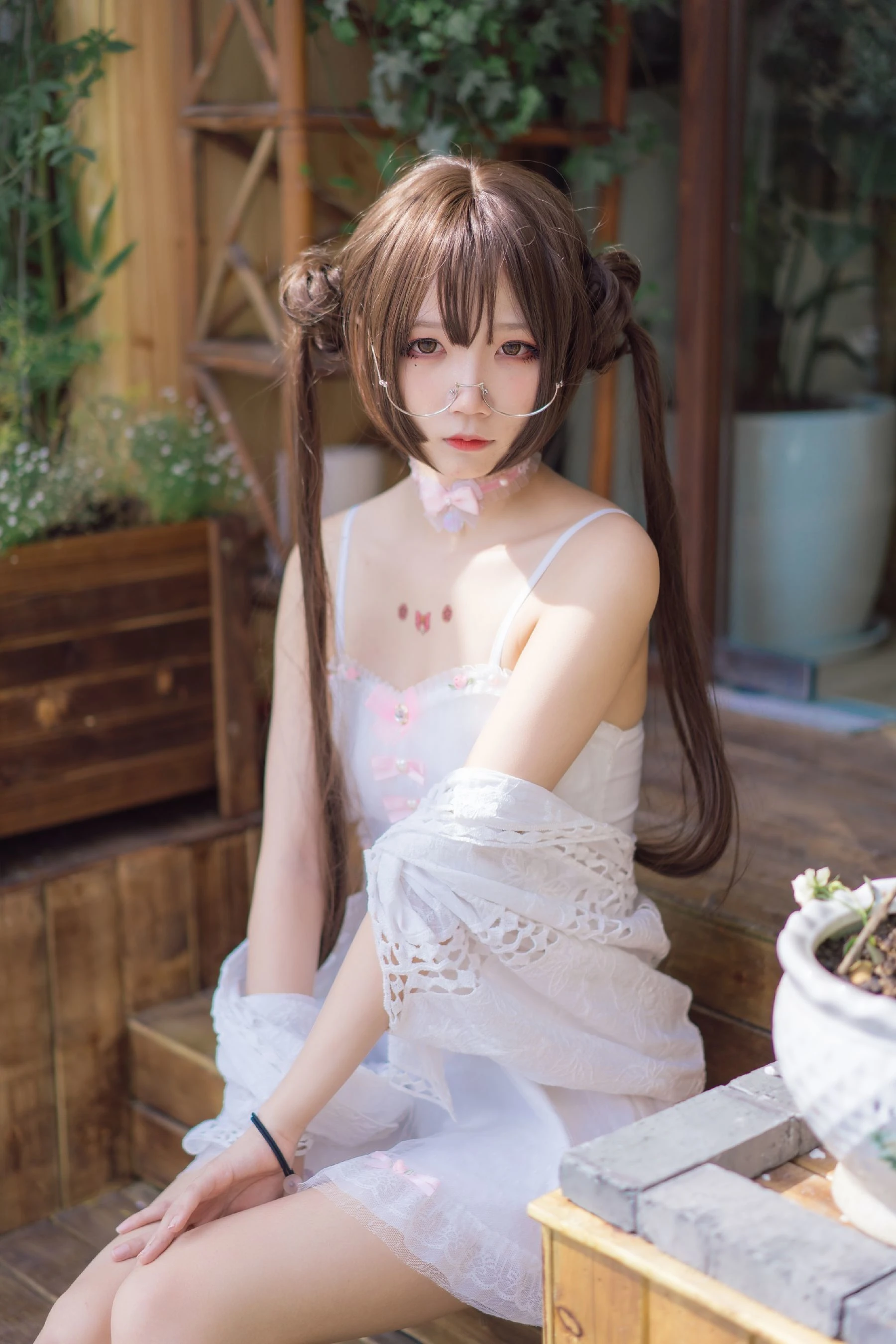 清纯少女五更百鬼 日常 双马尾插图6