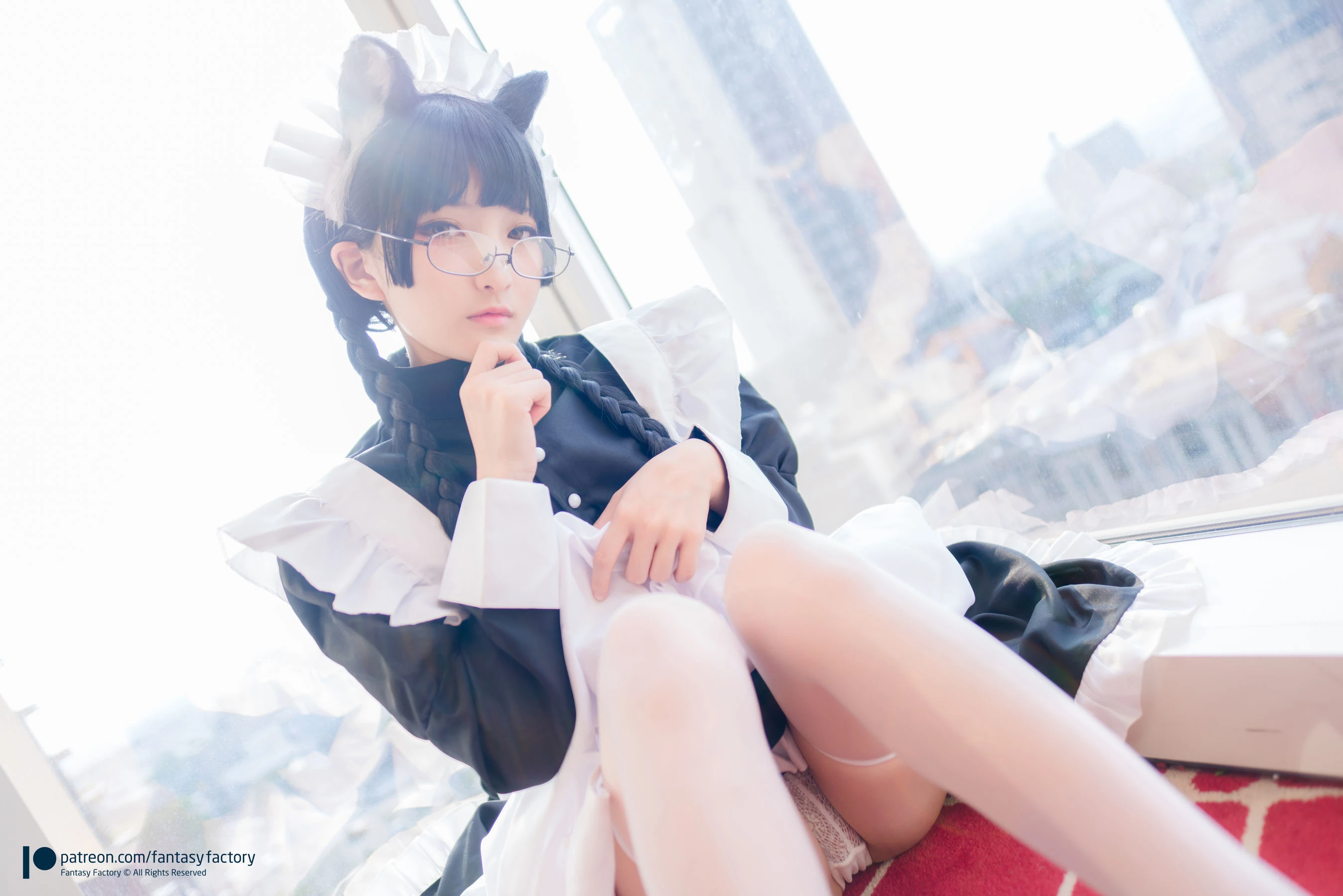 [Fantasy Factory] 小丁Cosplay – 黑猫女仆插图5