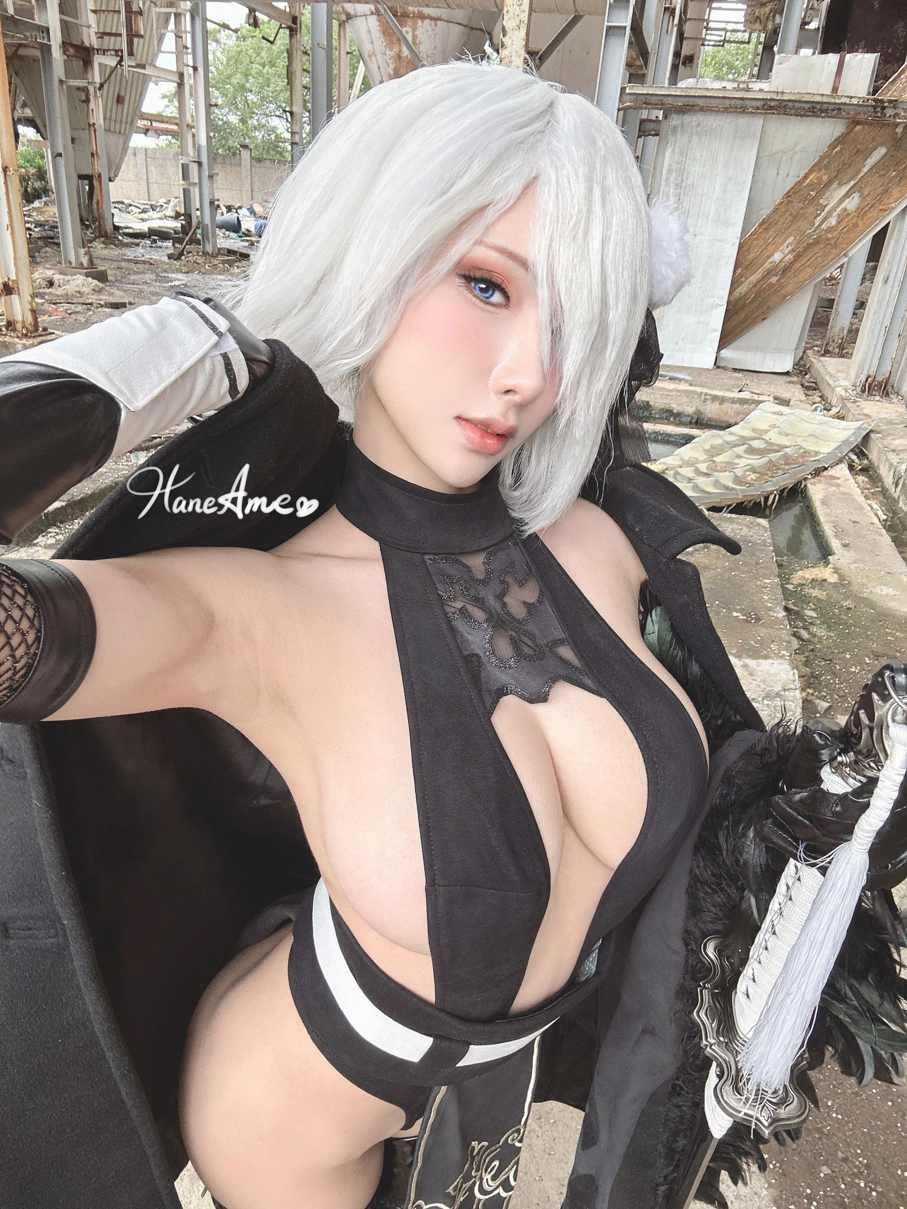 Hane Ame 雨波写真 – Nier 2BSelfie [45P]插图5