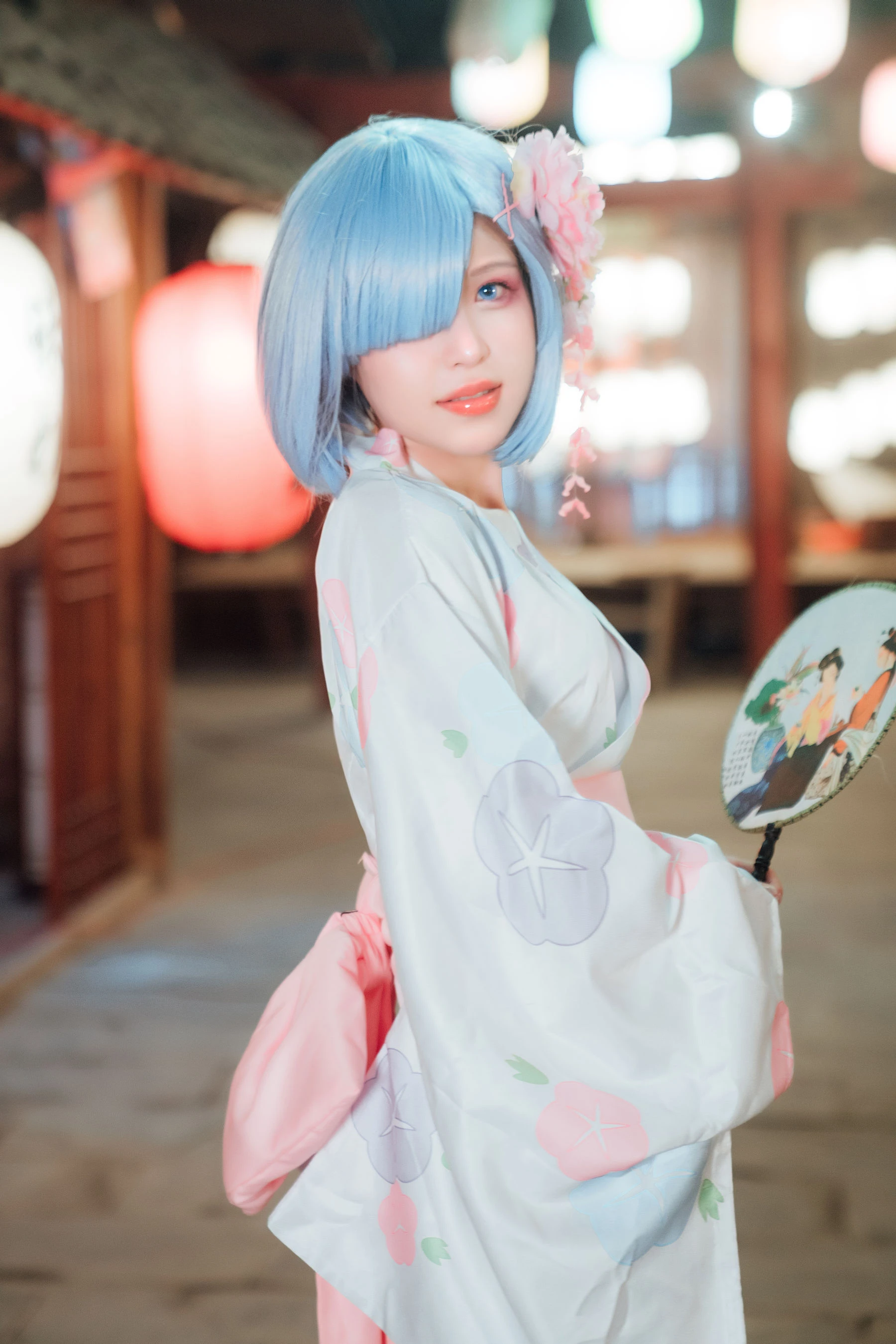 美少女晕崽 – 和服雷姆插图5