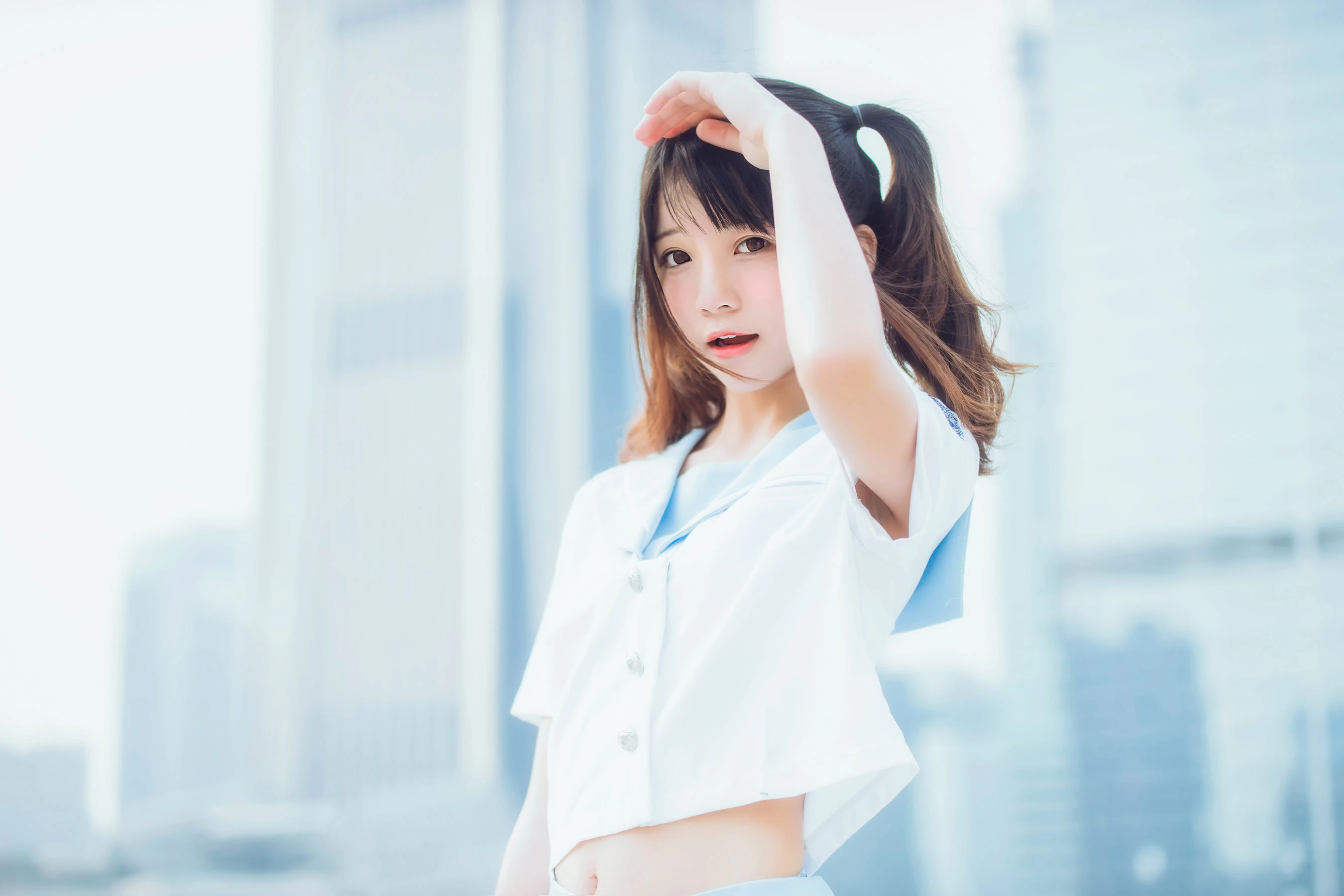 桜桃喵 – 少女之微风轻轻起插图2