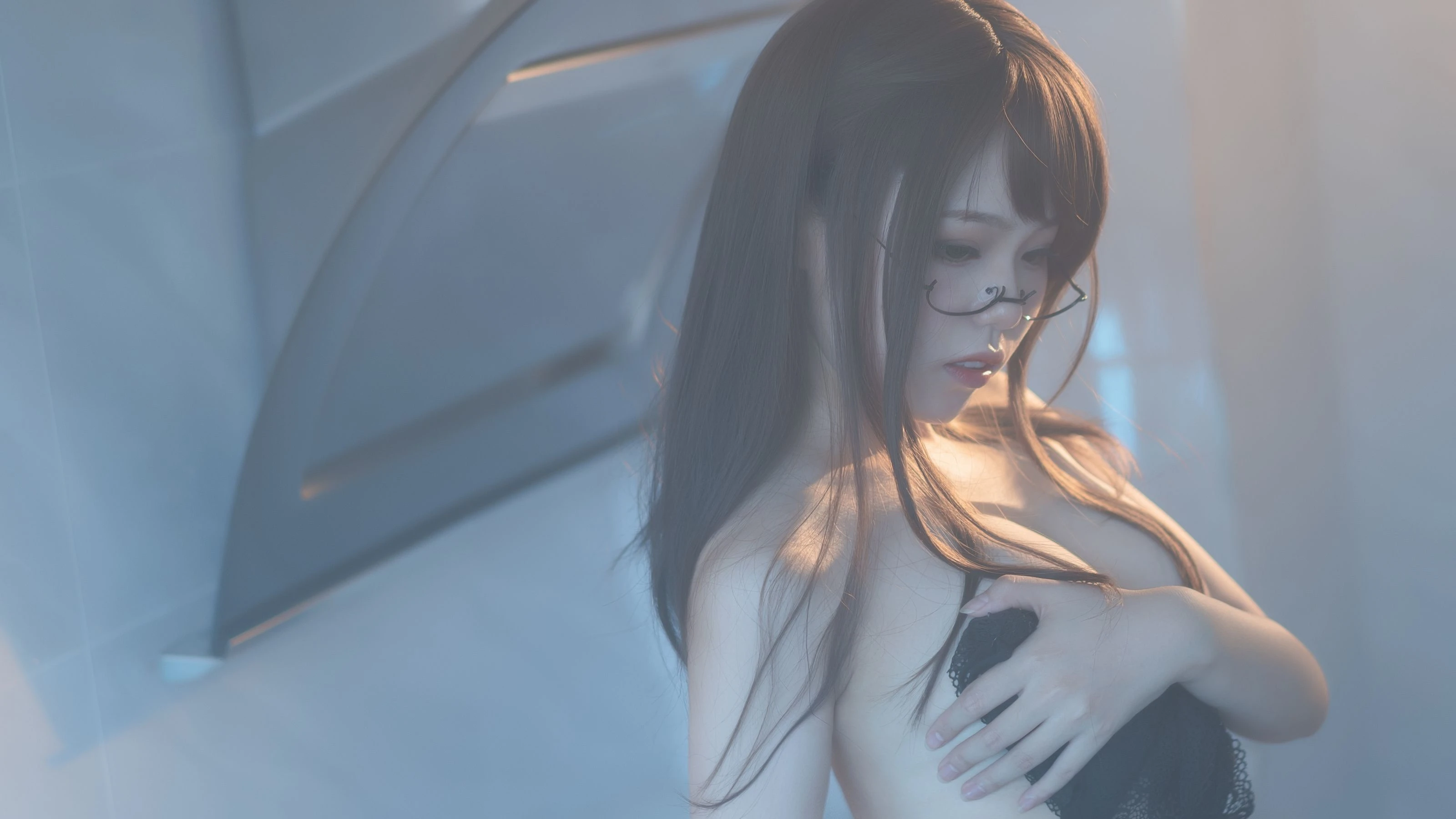 七月喵子 – 眼镜娘1号高清在线免费欣赏–微密图社-微密图社