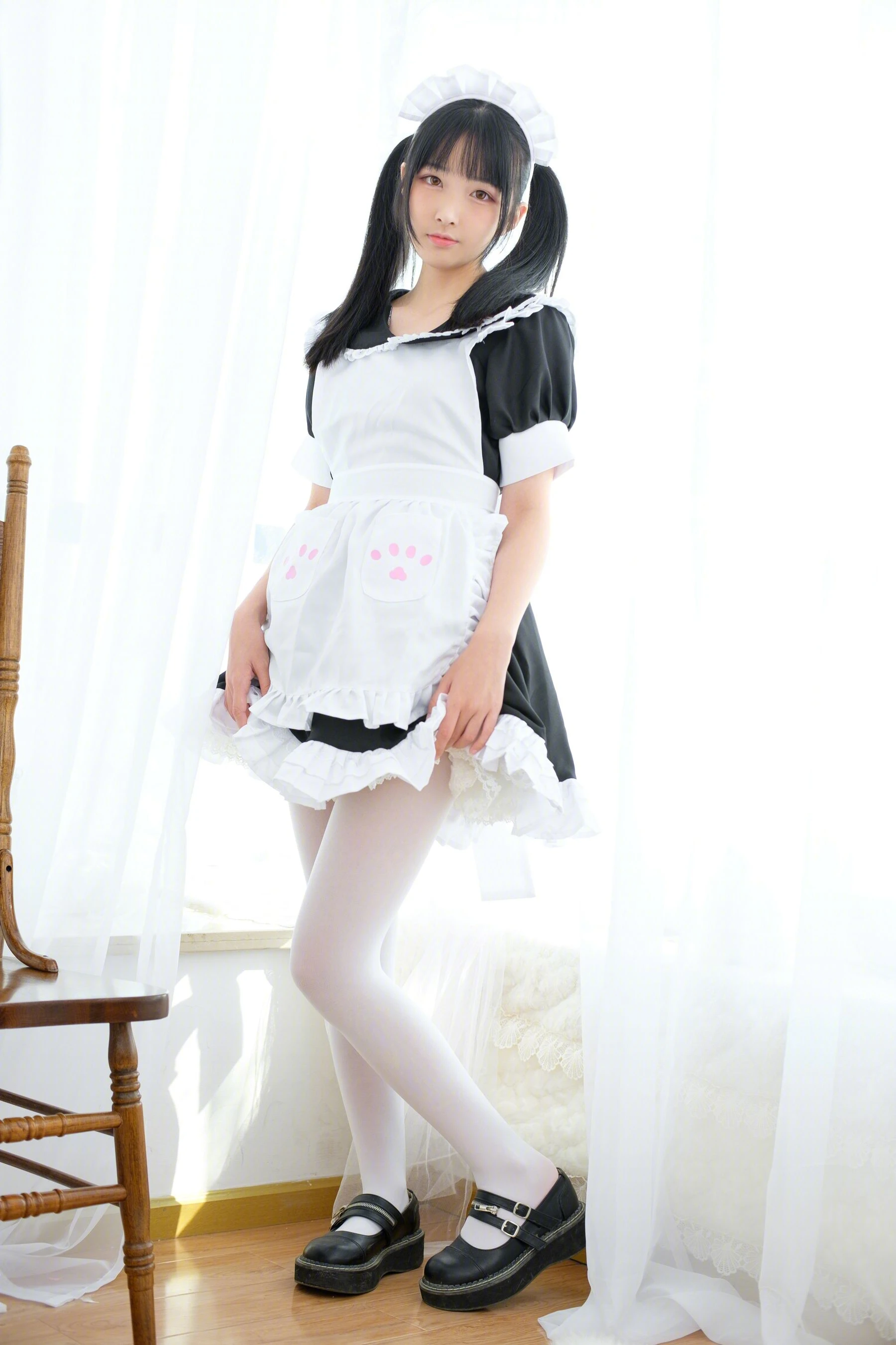 我才不是neko – 白丝女仆插图6