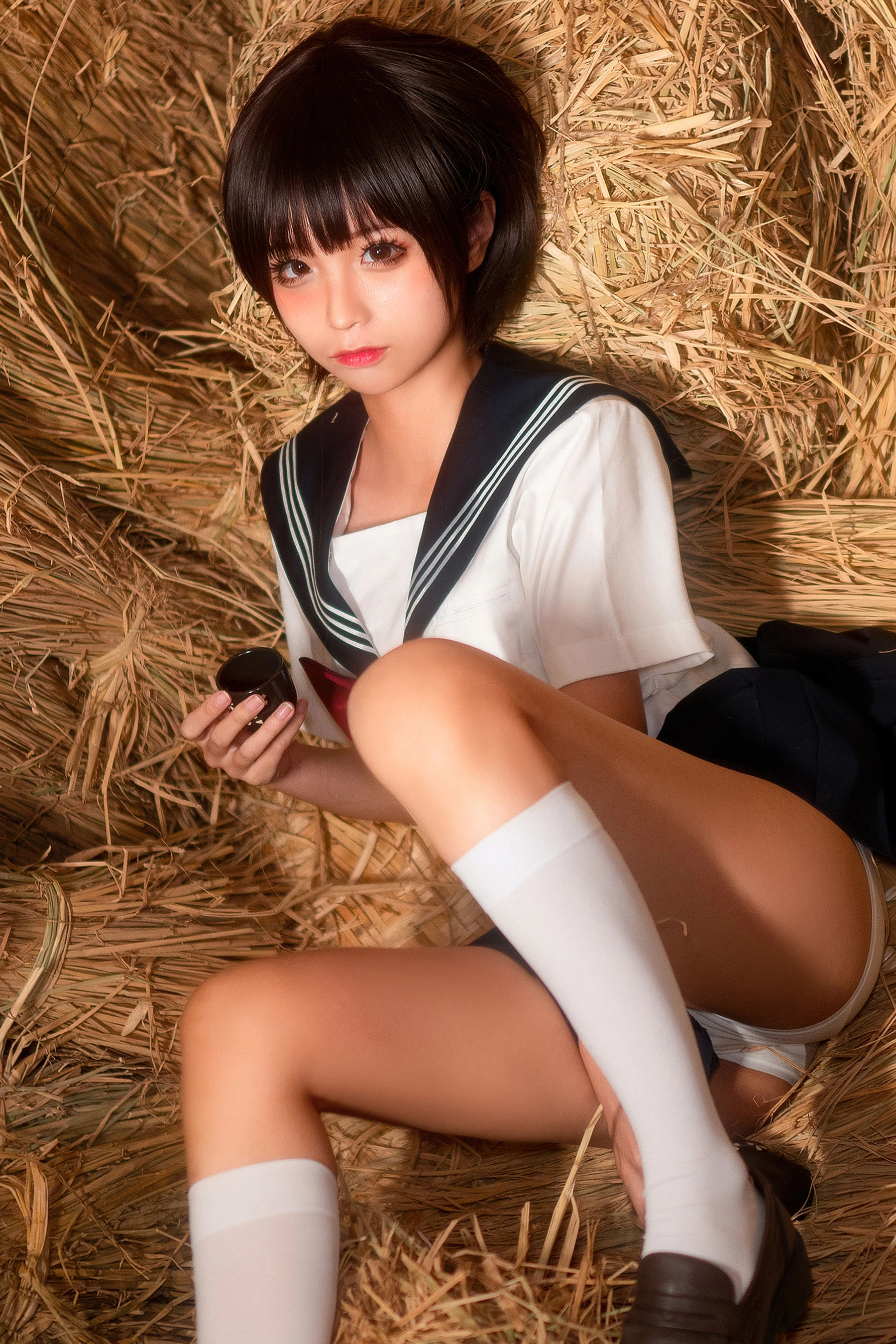 动漫博主蠢沫沫 稻草里的少女 [50P]插图1