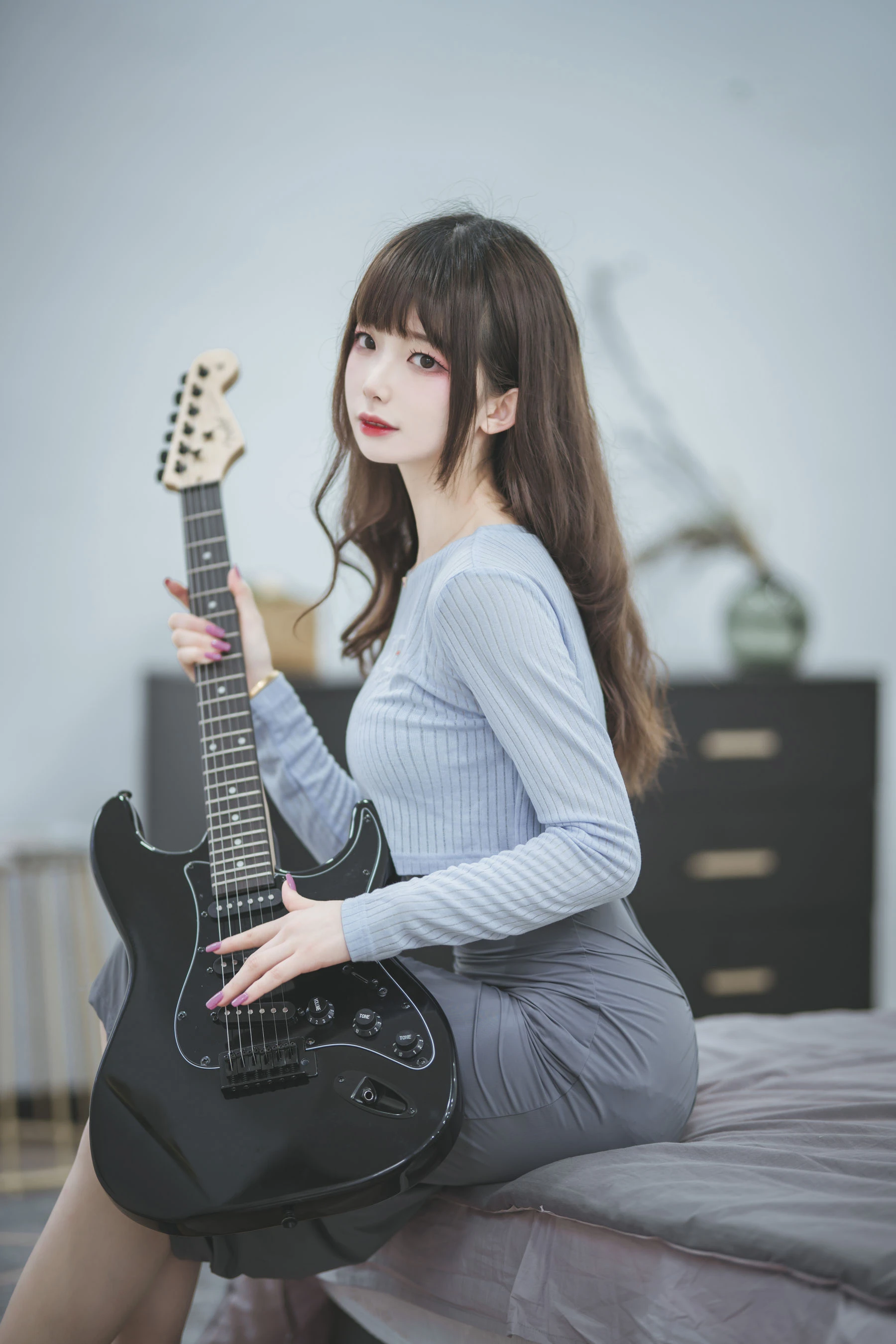 动漫博主封疆疆v – 吉他妹妹 [40P]高清在线免费欣赏–微密图社-微密图社