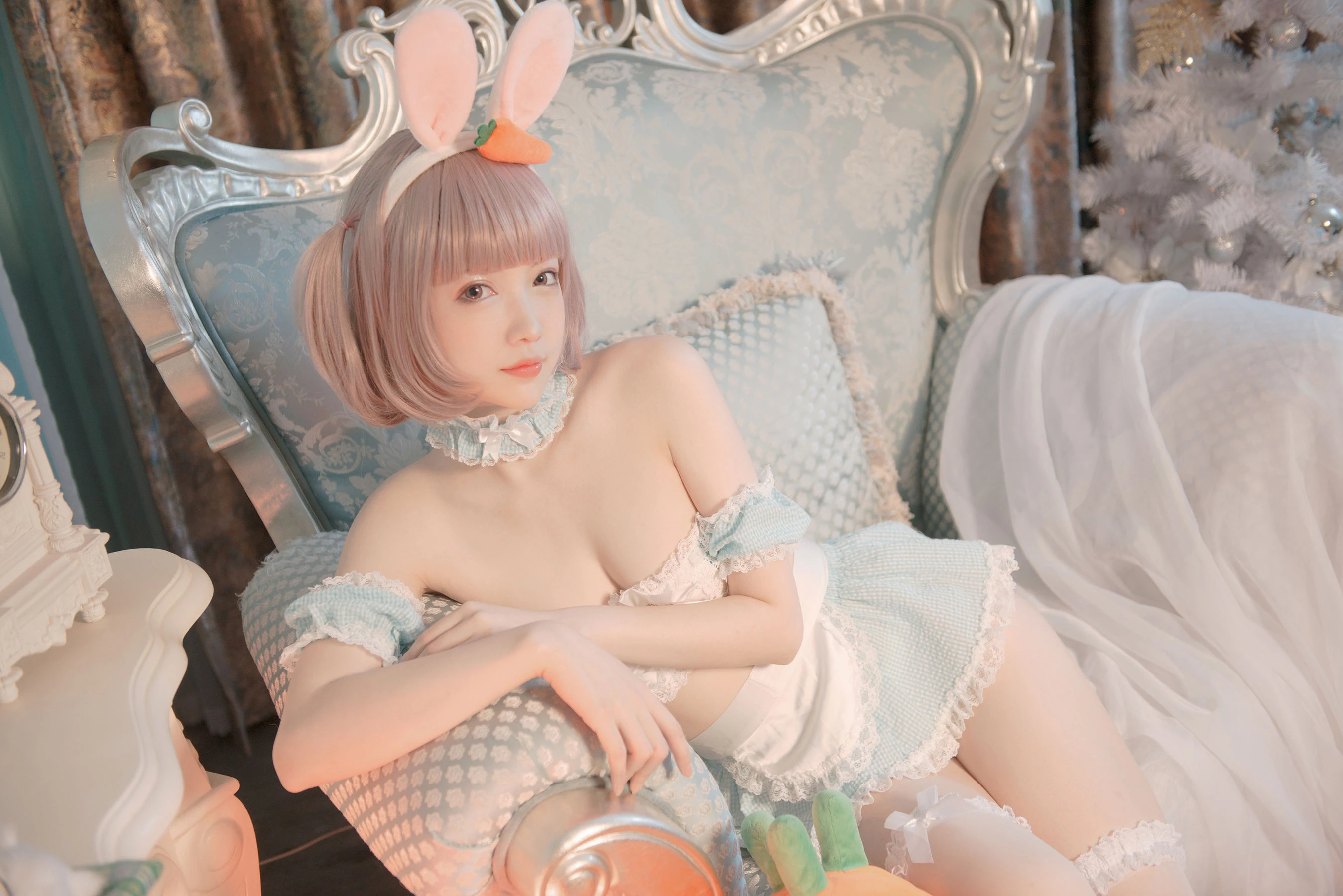 大胸萌妹妖少you1 – 雪兔插图6